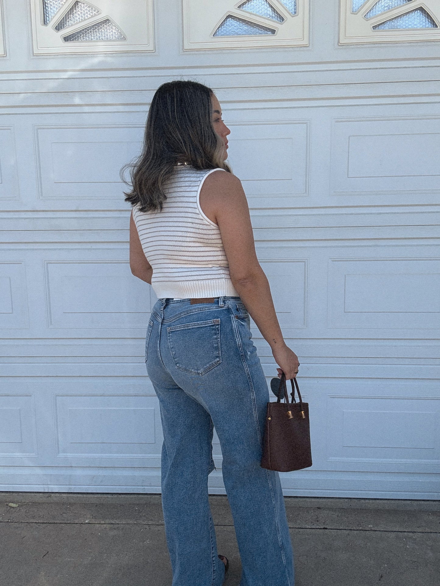 Call Me Casual Vintage Wide Leg High Rise Jeans