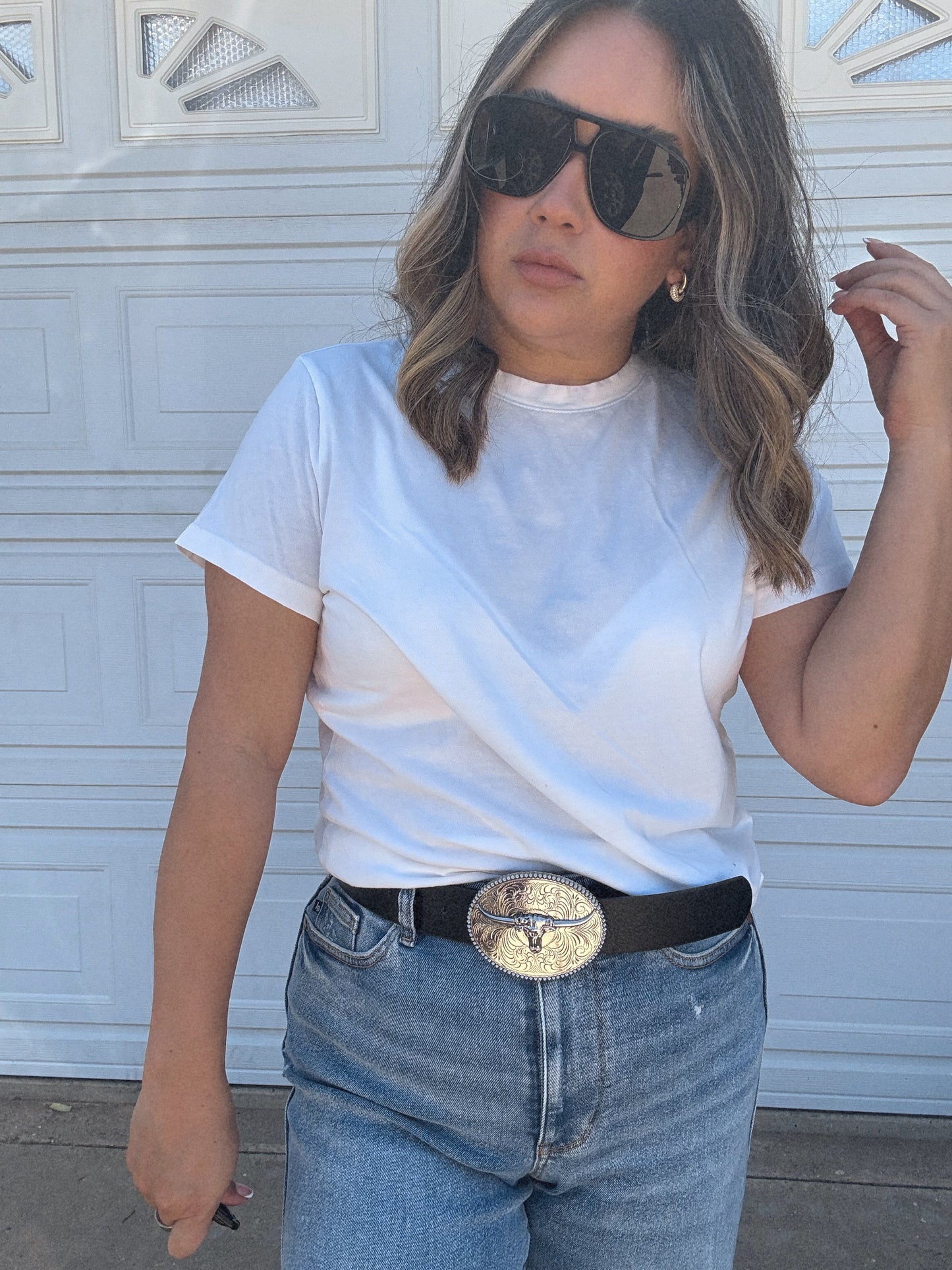 Fuerte Longhorn Buckle Belt