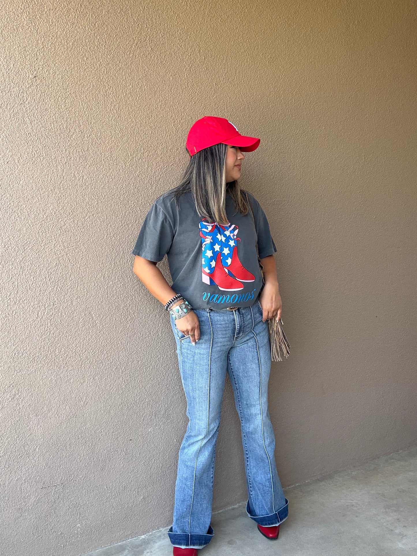 Sophia High Rise Flared Trouser Jeans