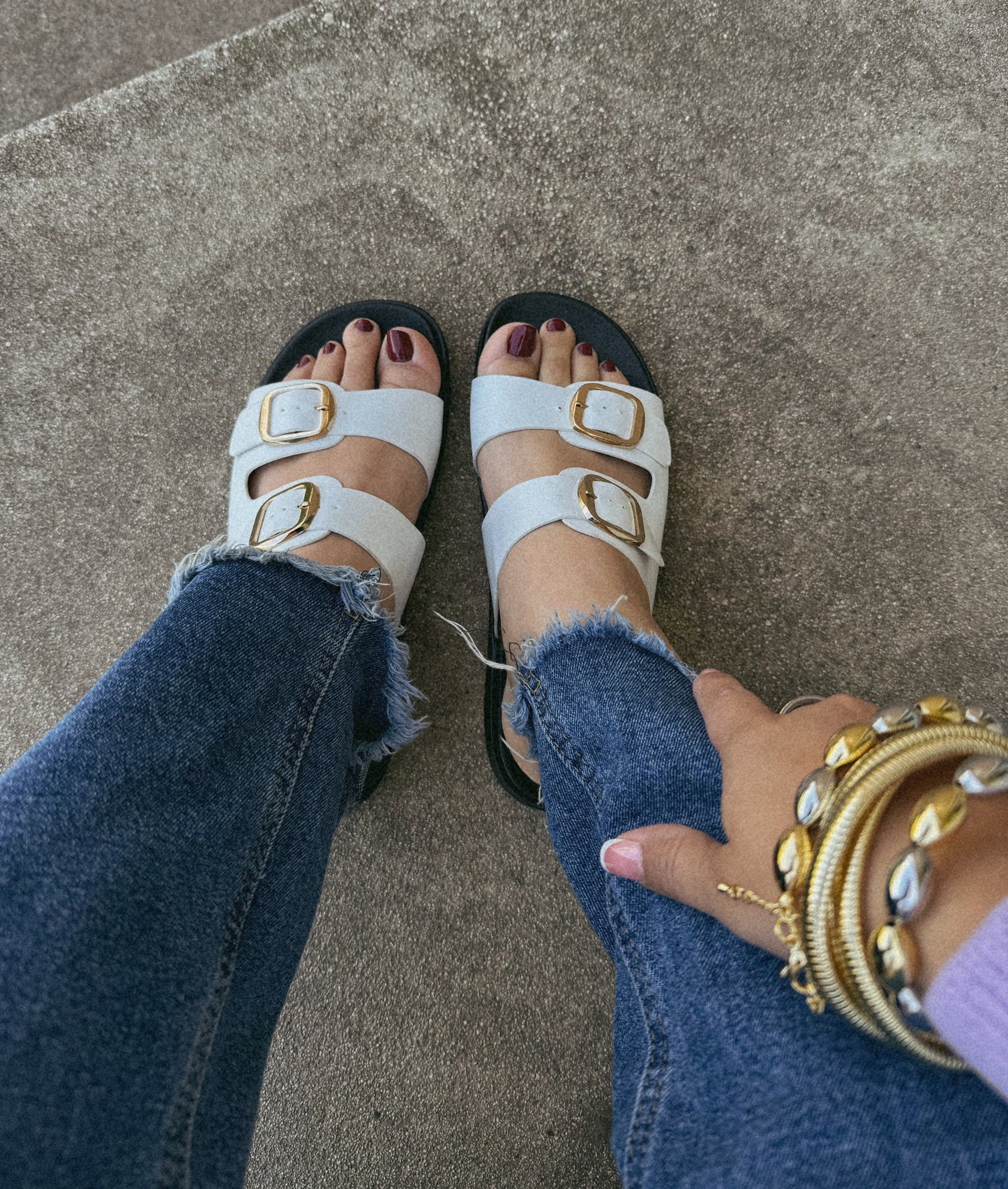 Estella Sandal- White