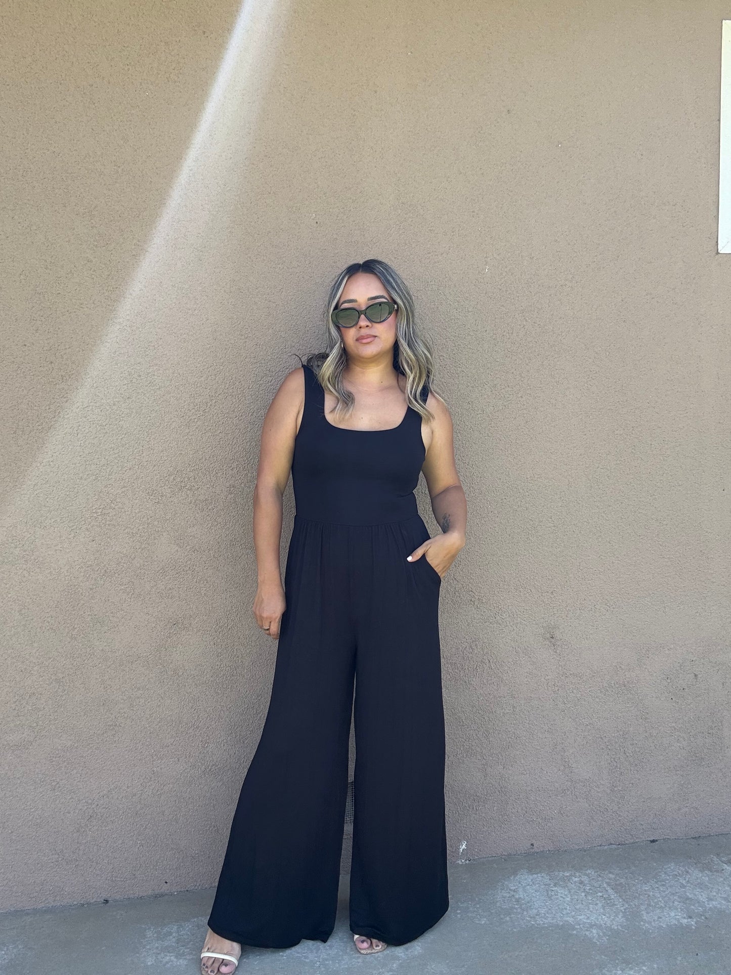 Melly Square Neck Jumpsuit