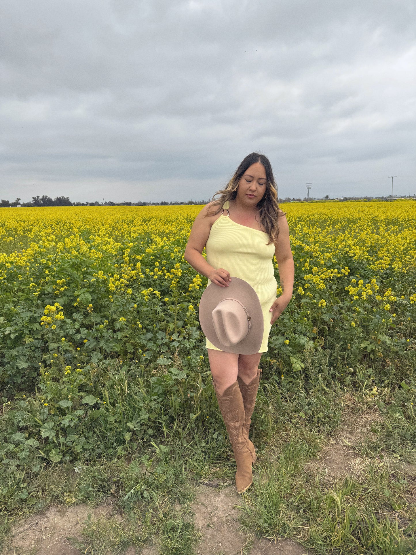 Por Ti One Shoulder Mini Dress