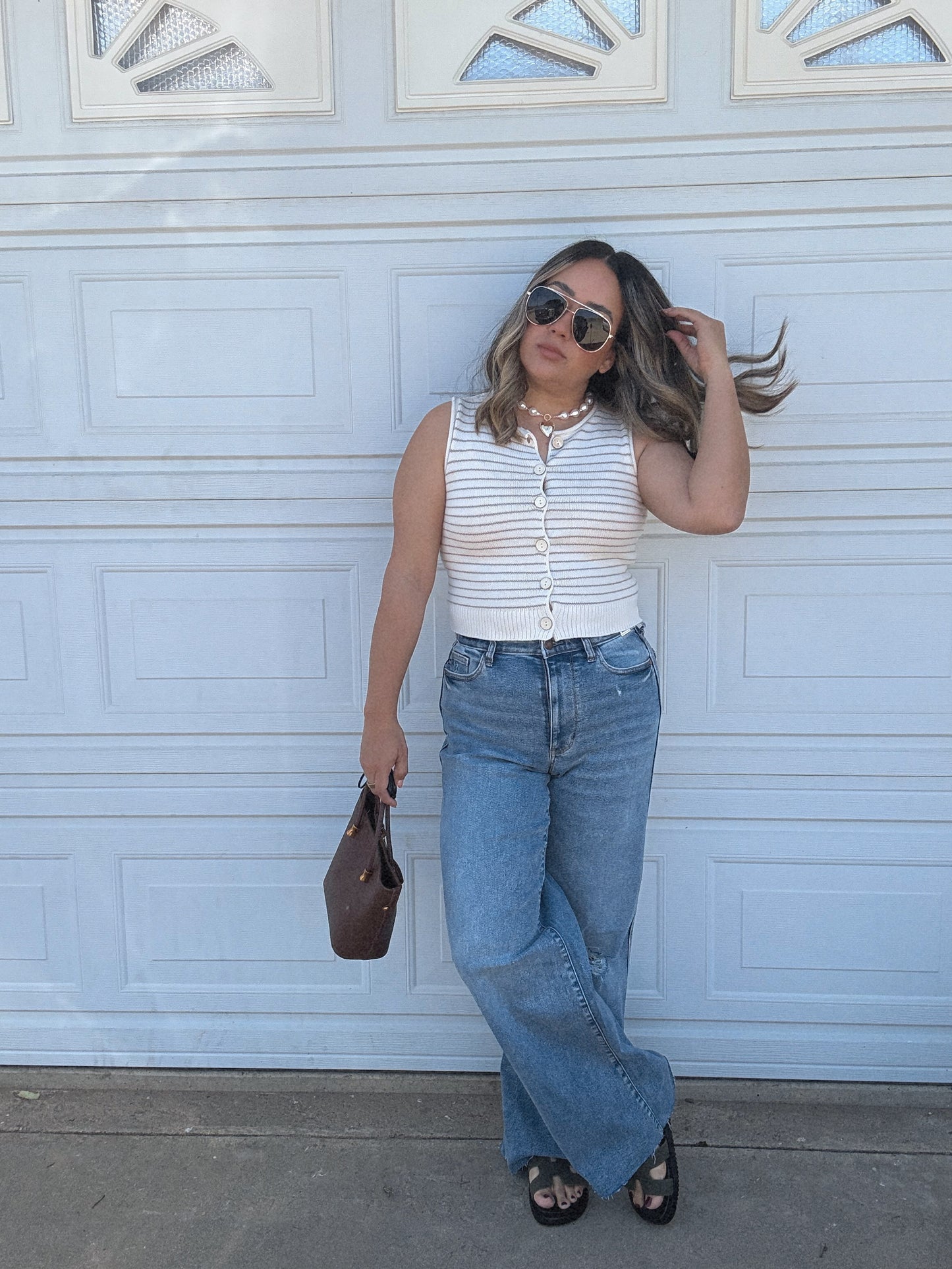 Call Me Casual Vintage Wide Leg High Rise Jeans