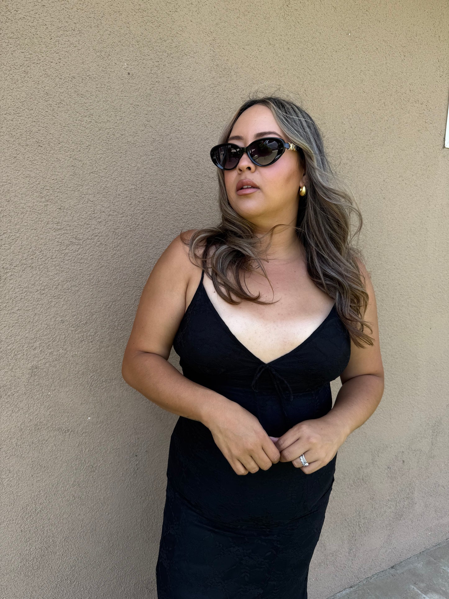 Karolina Long Lace Dress