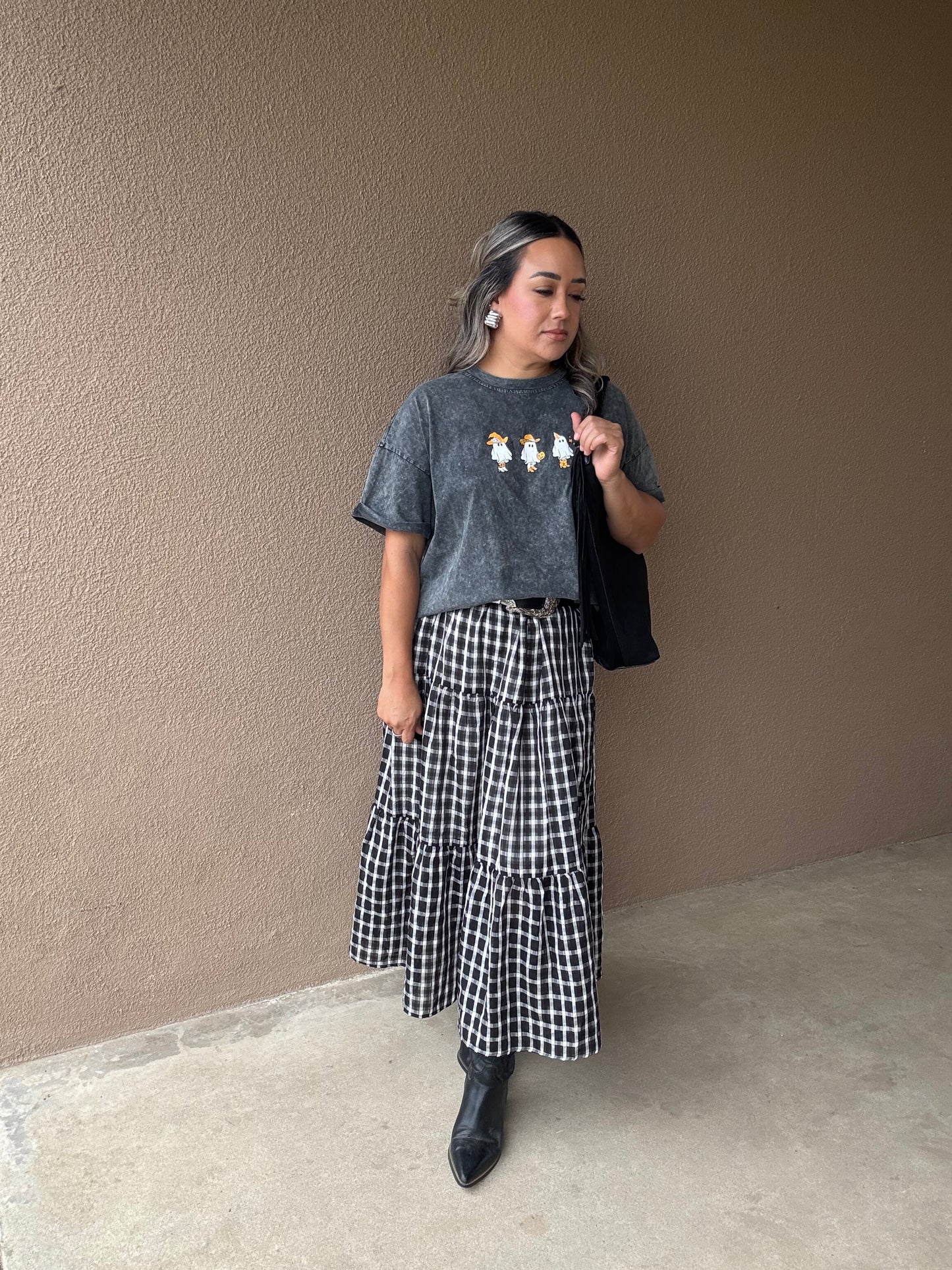 Ghostie Trio Acid Wash Tee
