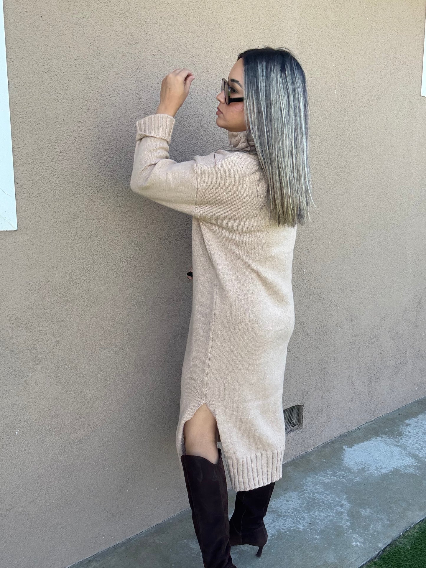 Harvest Turtleneck Dress