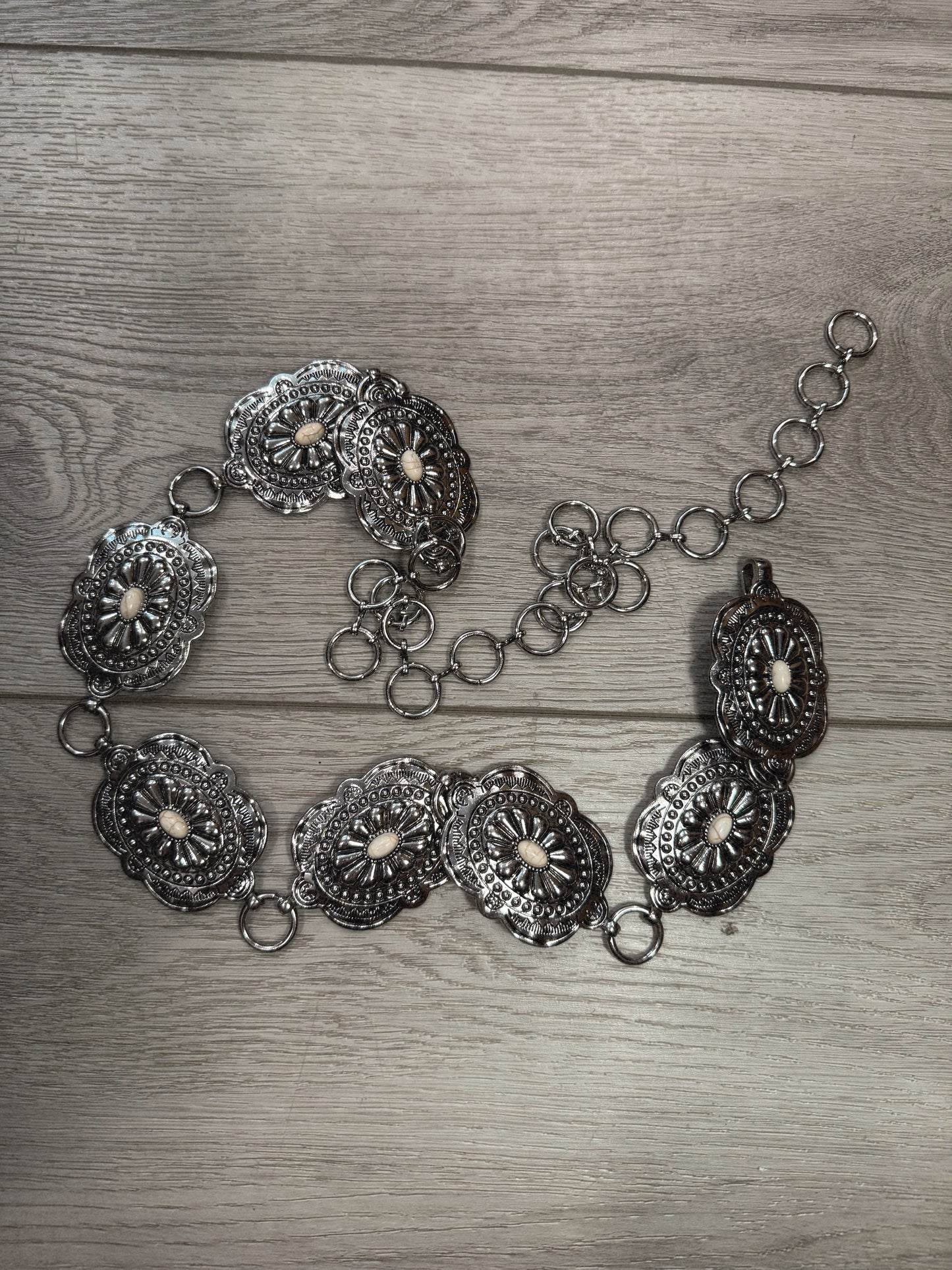 Luciana Chain Belt- Ivory