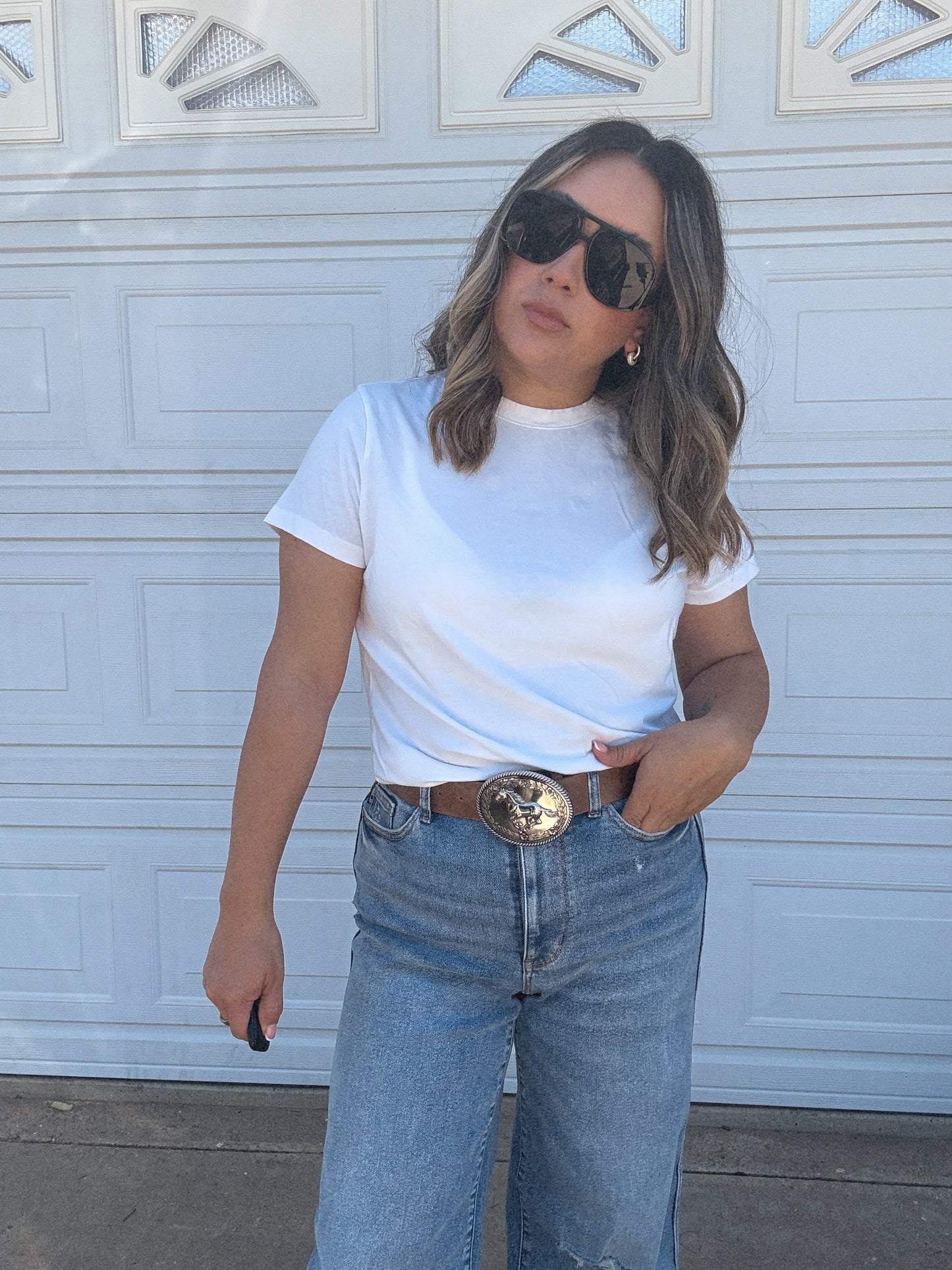 Escondida Horse Buckle Belt
