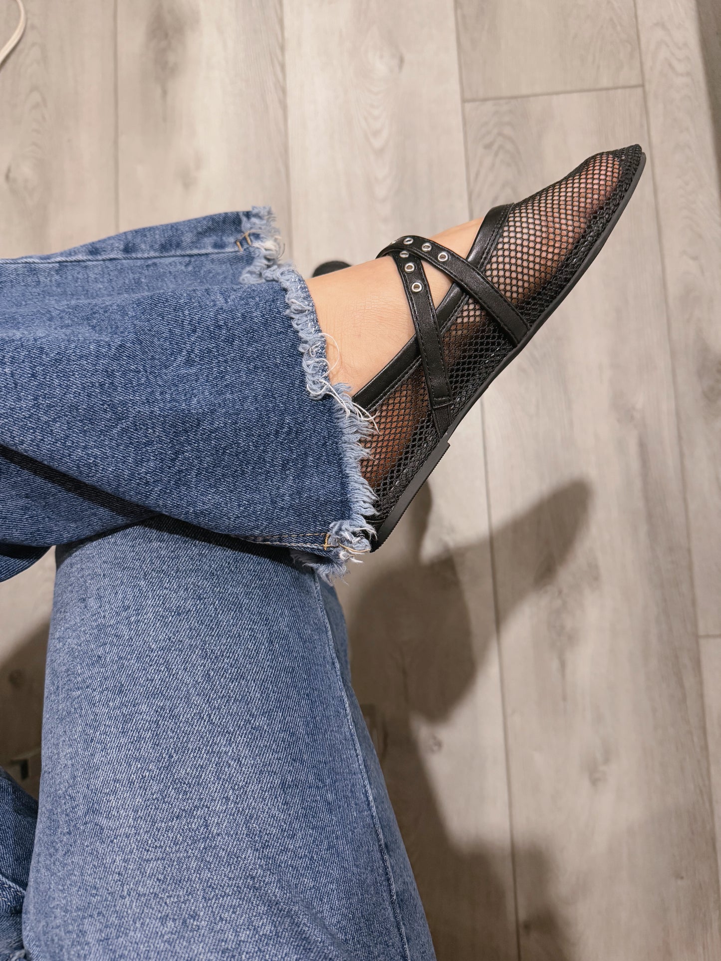 Pepper Mesh Flat- Black