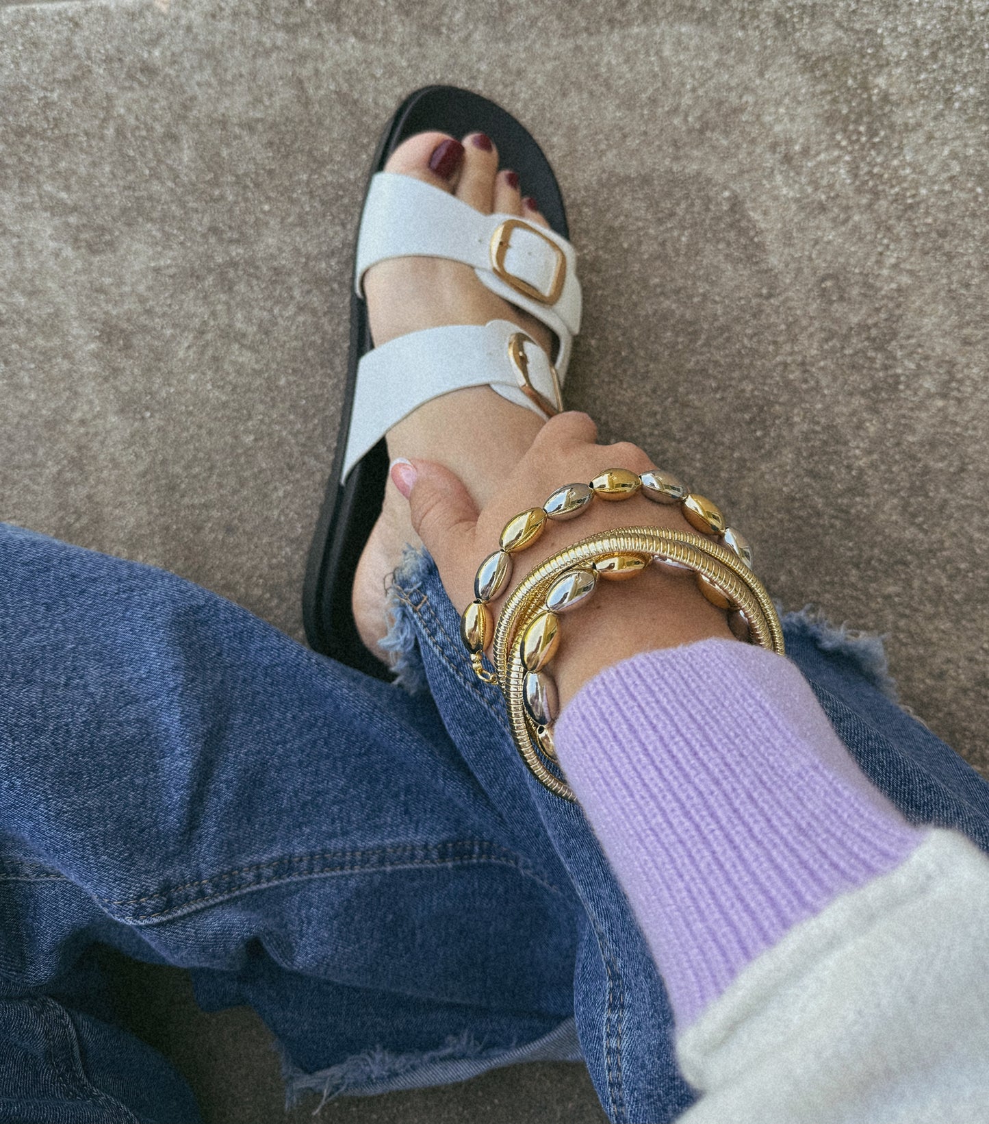 Estella Sandal- White