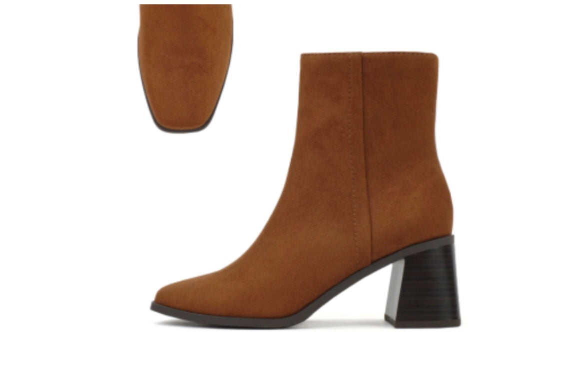 Manhattan Bootie- Deep Chestnut