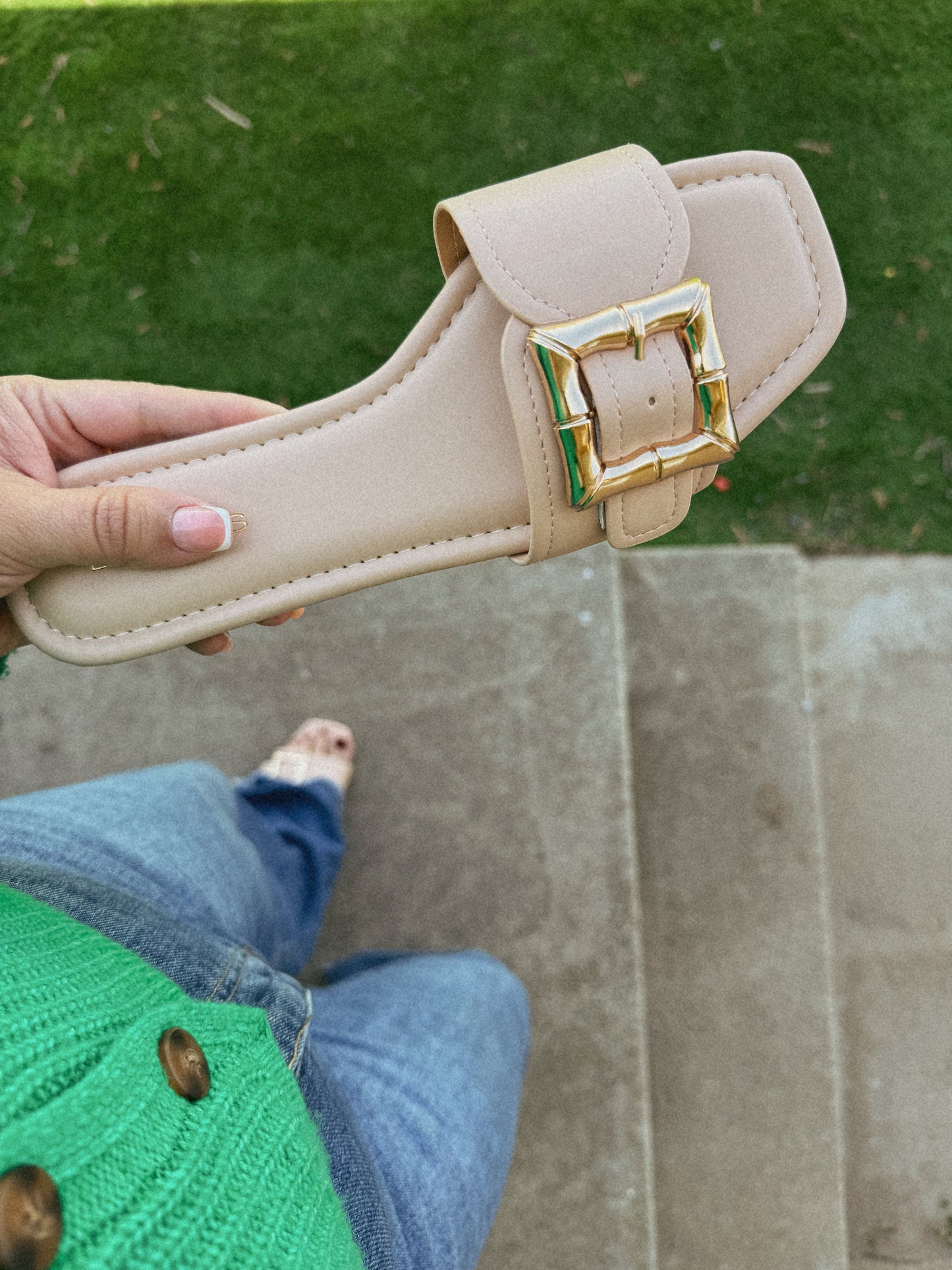 Kimberly Sandal- Nude