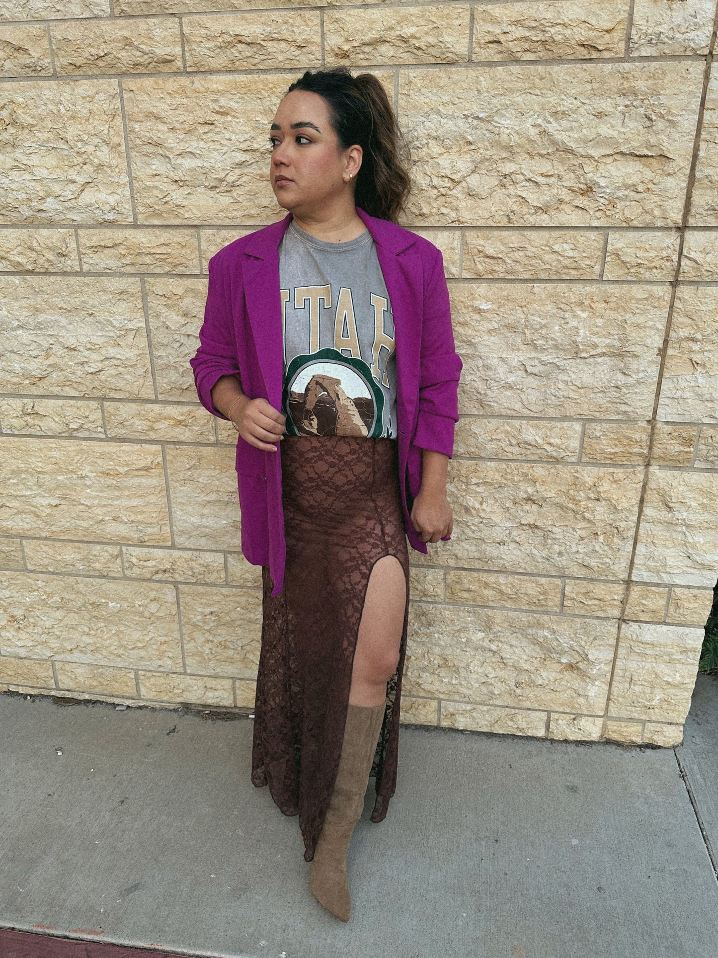 Sleigh Girl Lace Maxi Skirt