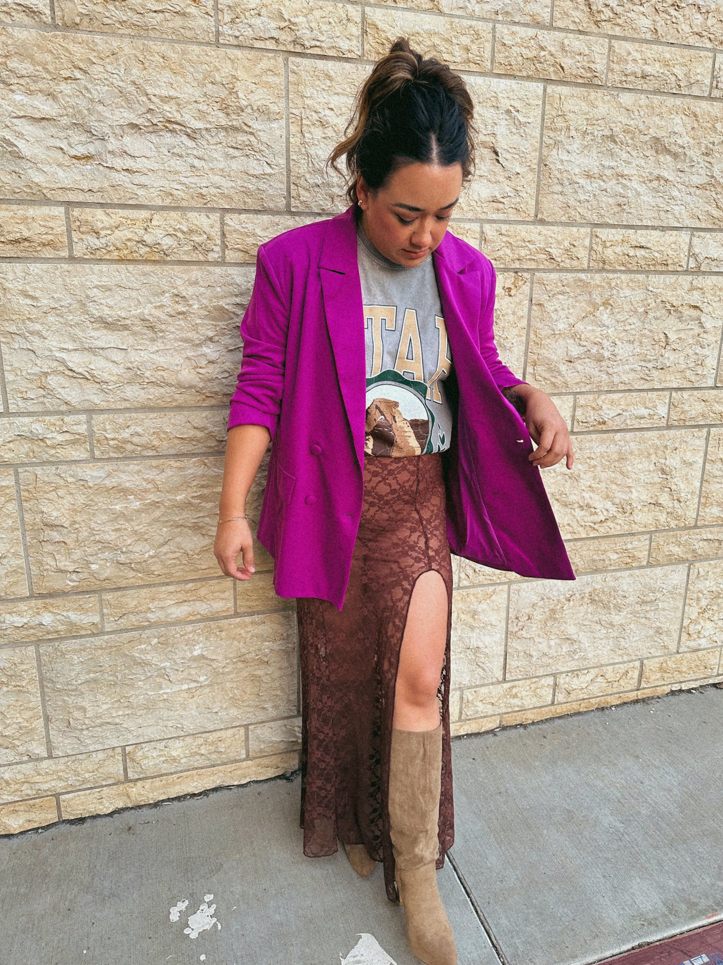 Sleigh Girl Lace Maxi Skirt