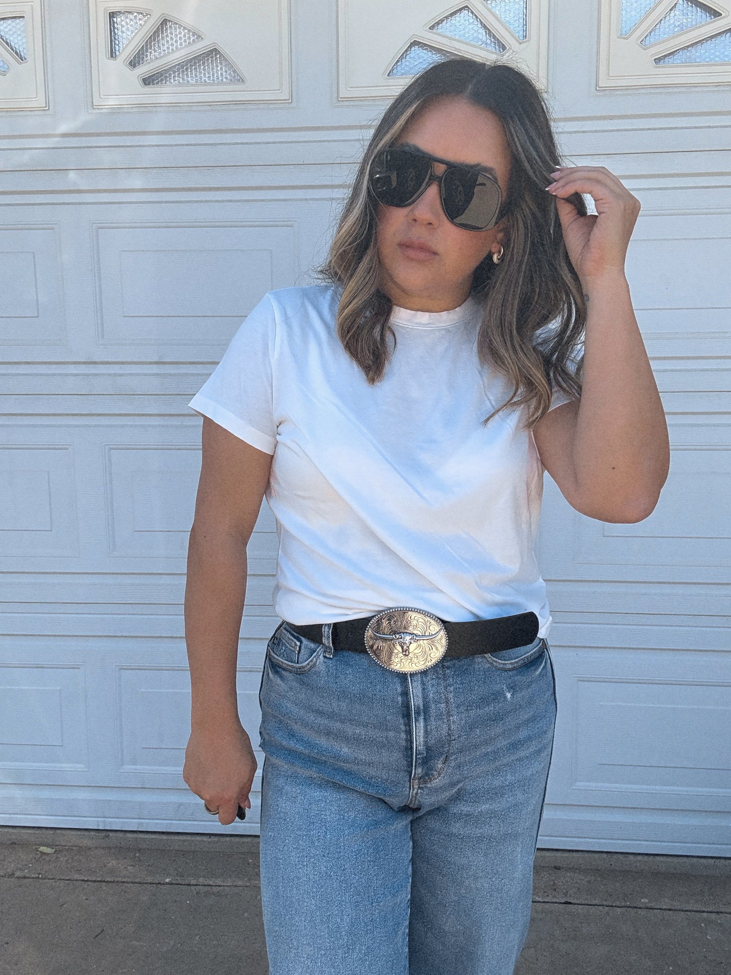Fuerte Longhorn Buckle Belt