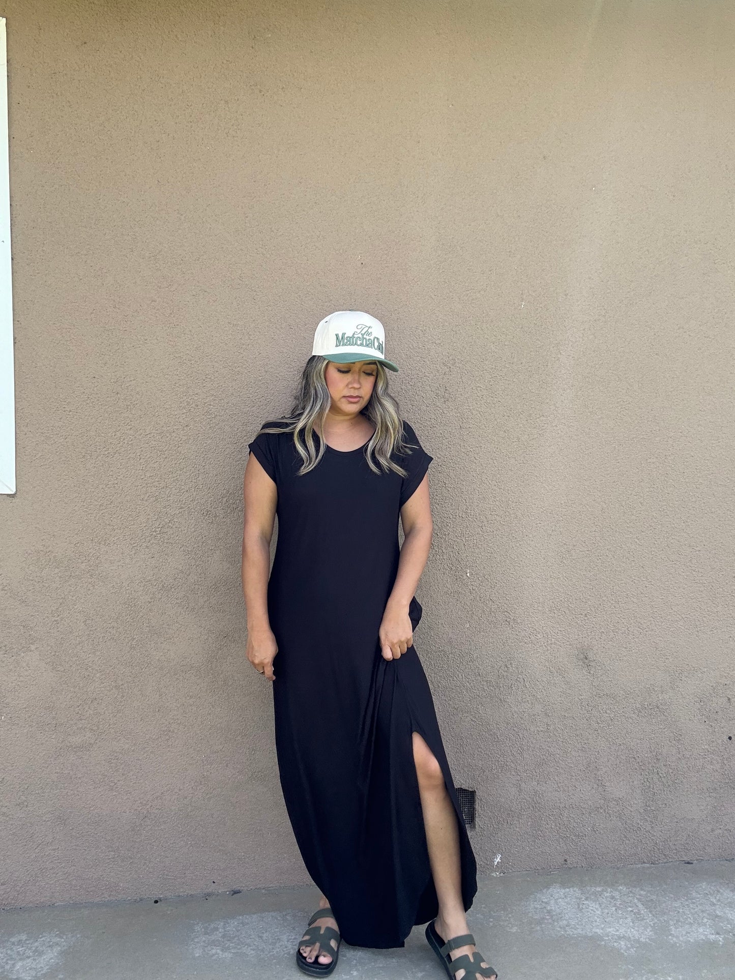 Simple Plans Oversized Maxi Dress