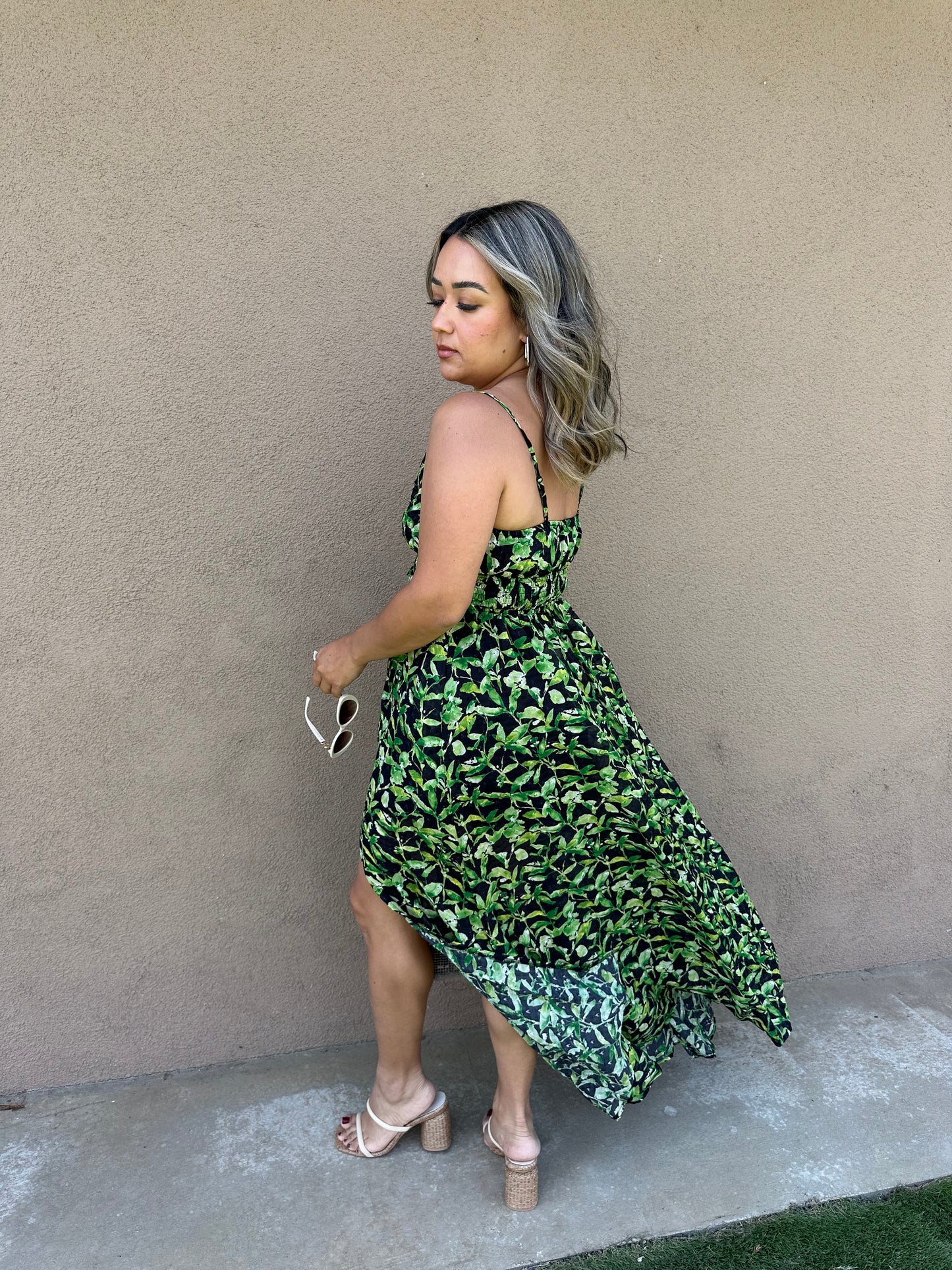 Islas Tie Front Maxi Dress