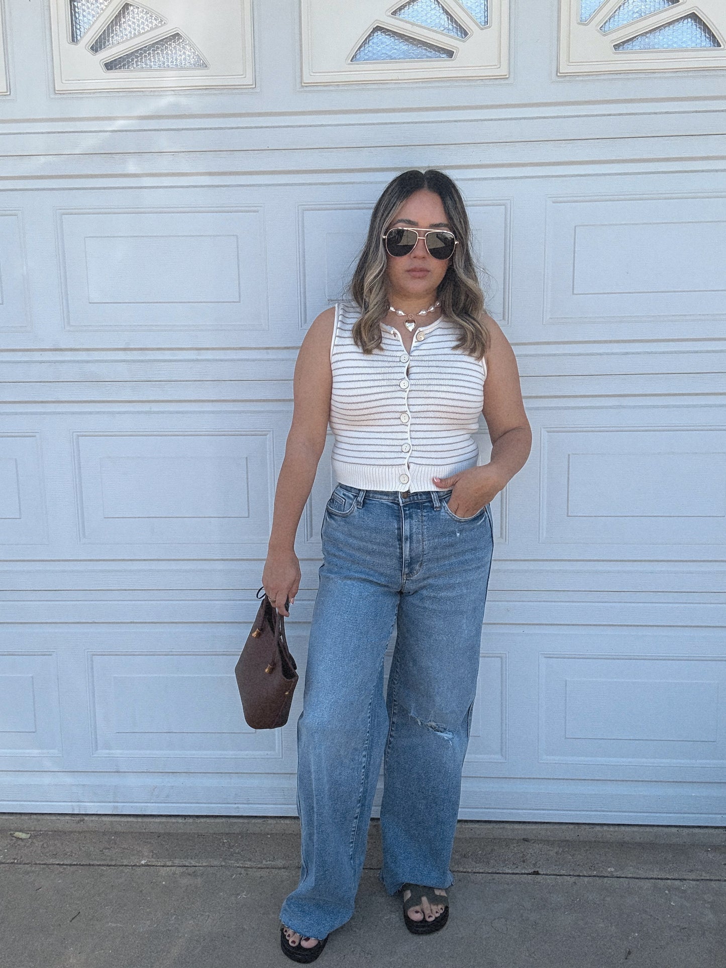 Call Me Casual Vintage Wide Leg High Rise Jeans