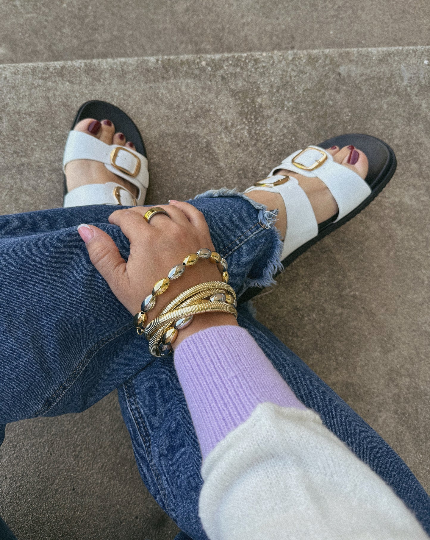 Estella Sandal- White