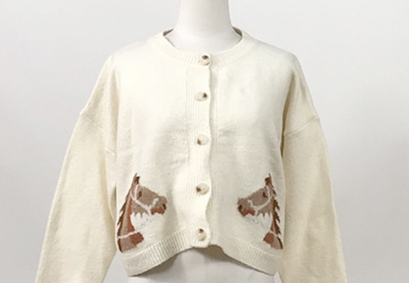 Saddle Up Horse Knit Cardigan