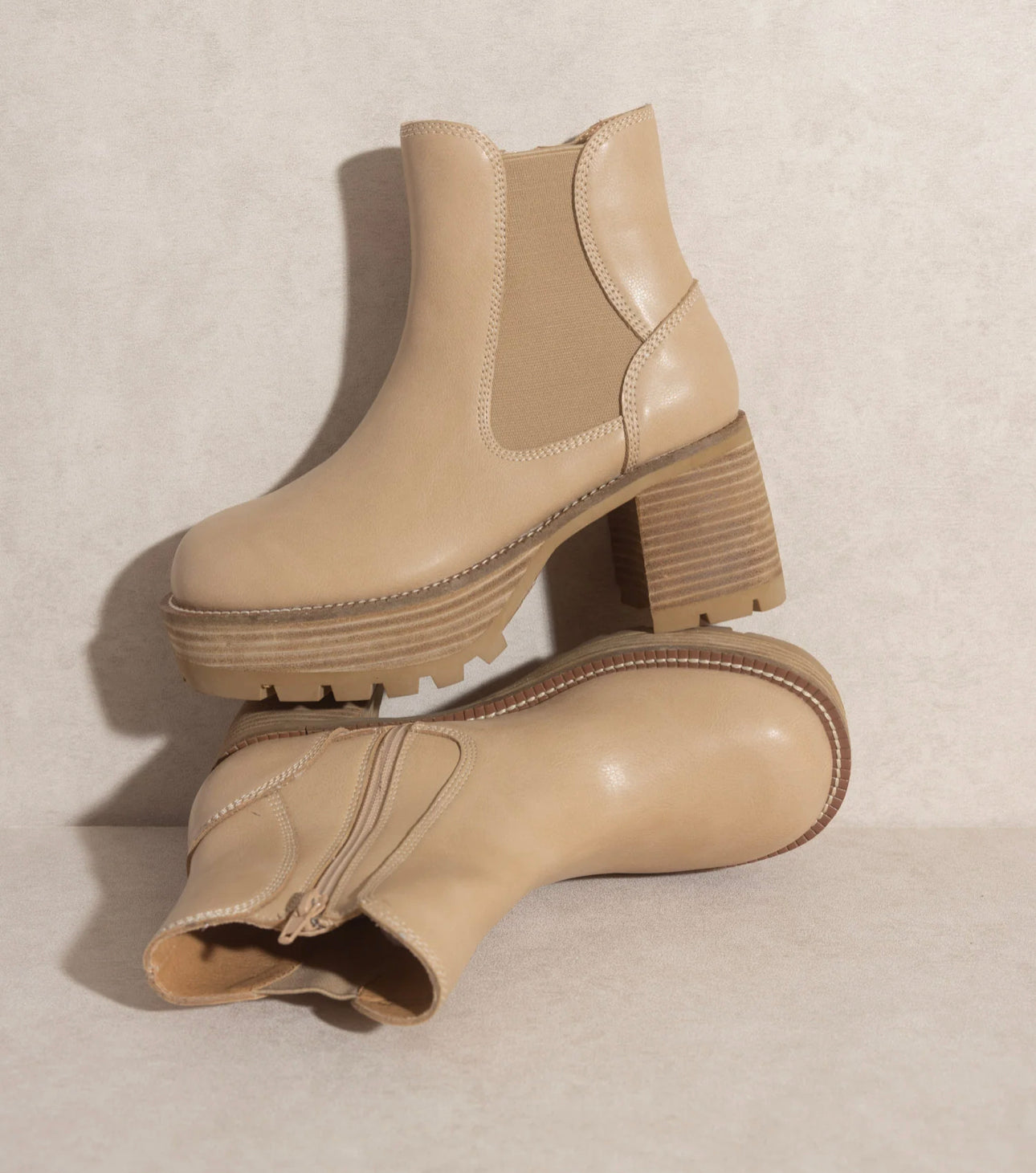 Dorothy Almond Platform Chelsea Boot