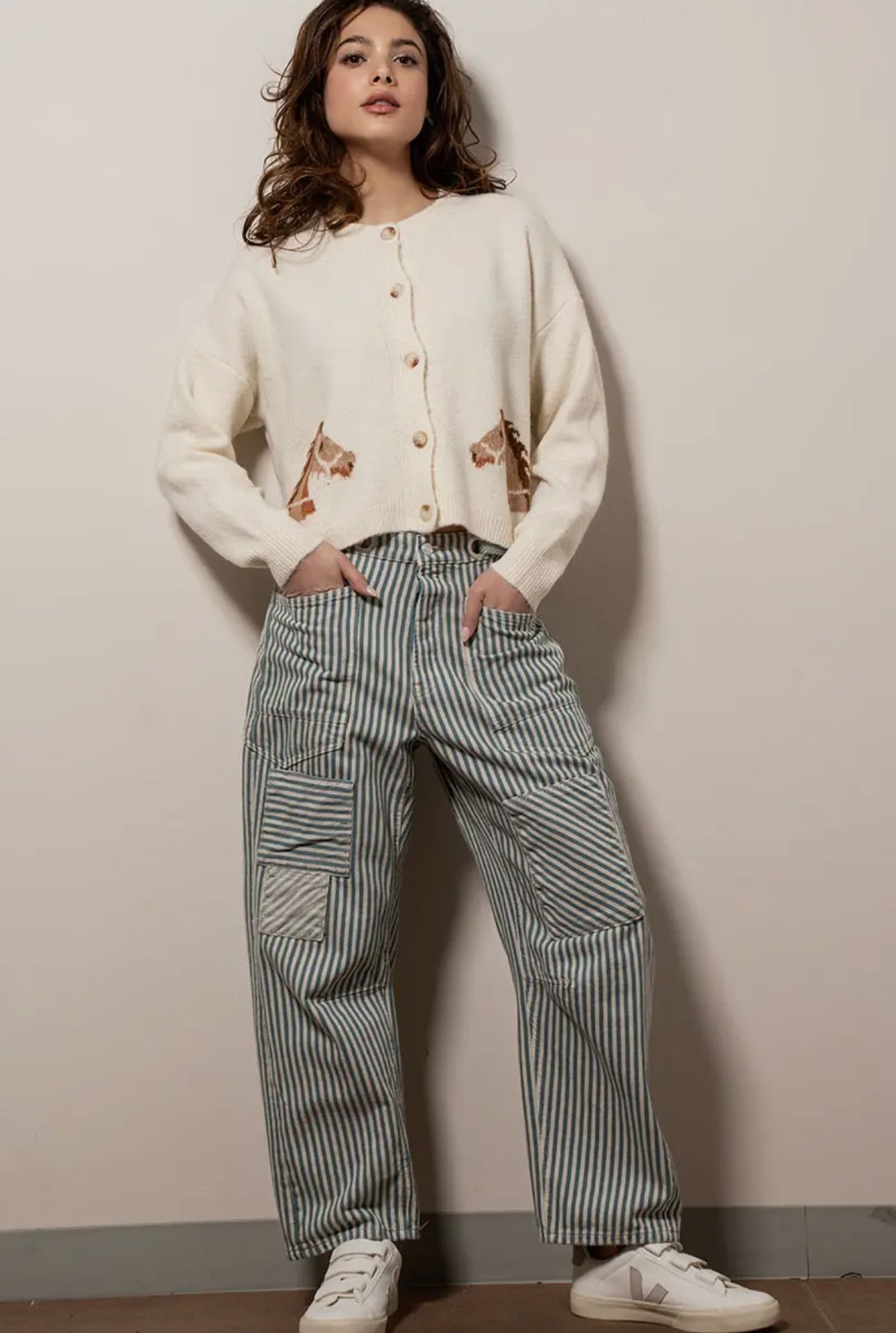 Saddle Up Horse Knit Cardigan