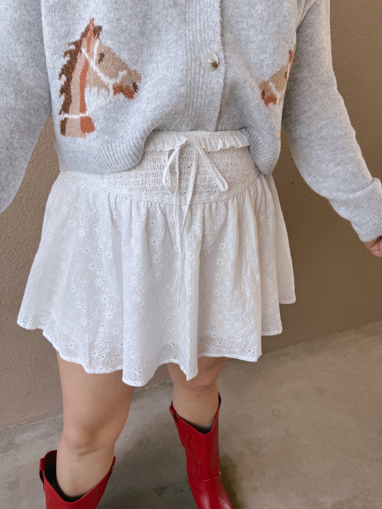 Saddle Up Horse Knit Cardigan