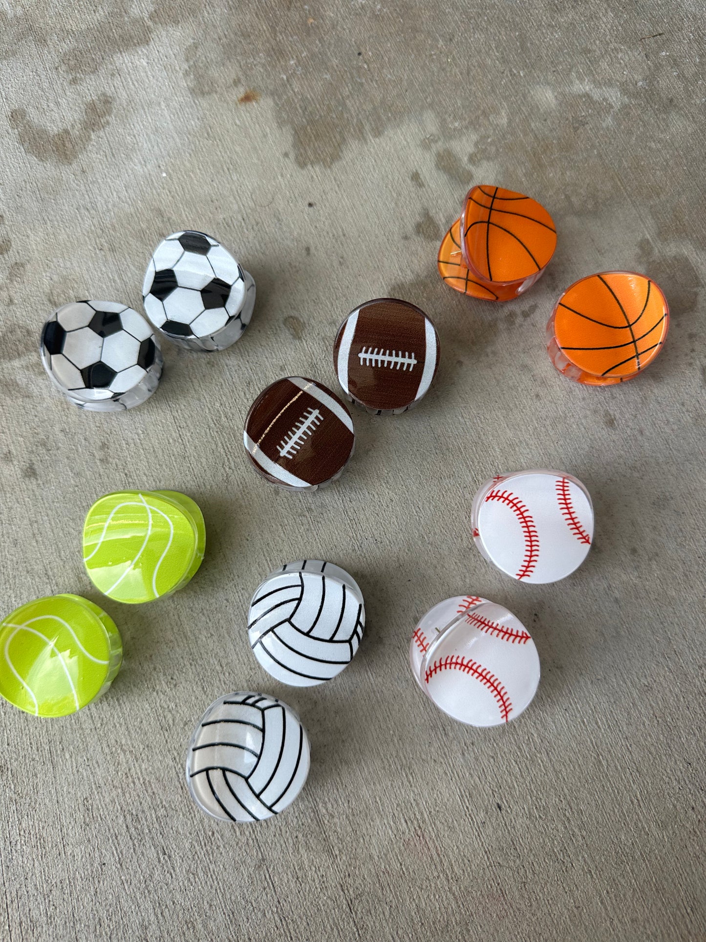 Sporty Girl Claw Clips