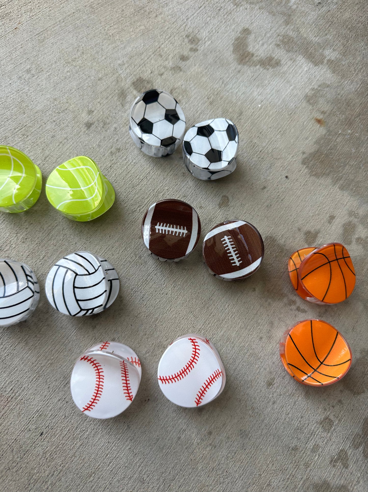 Sporty Girl Claw Clips