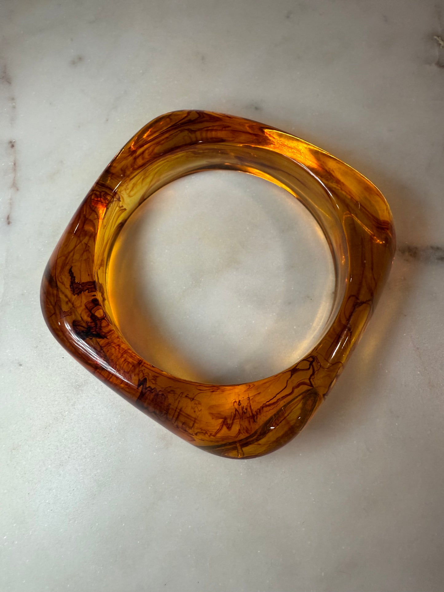 Destino Resin Bangle Bracelet