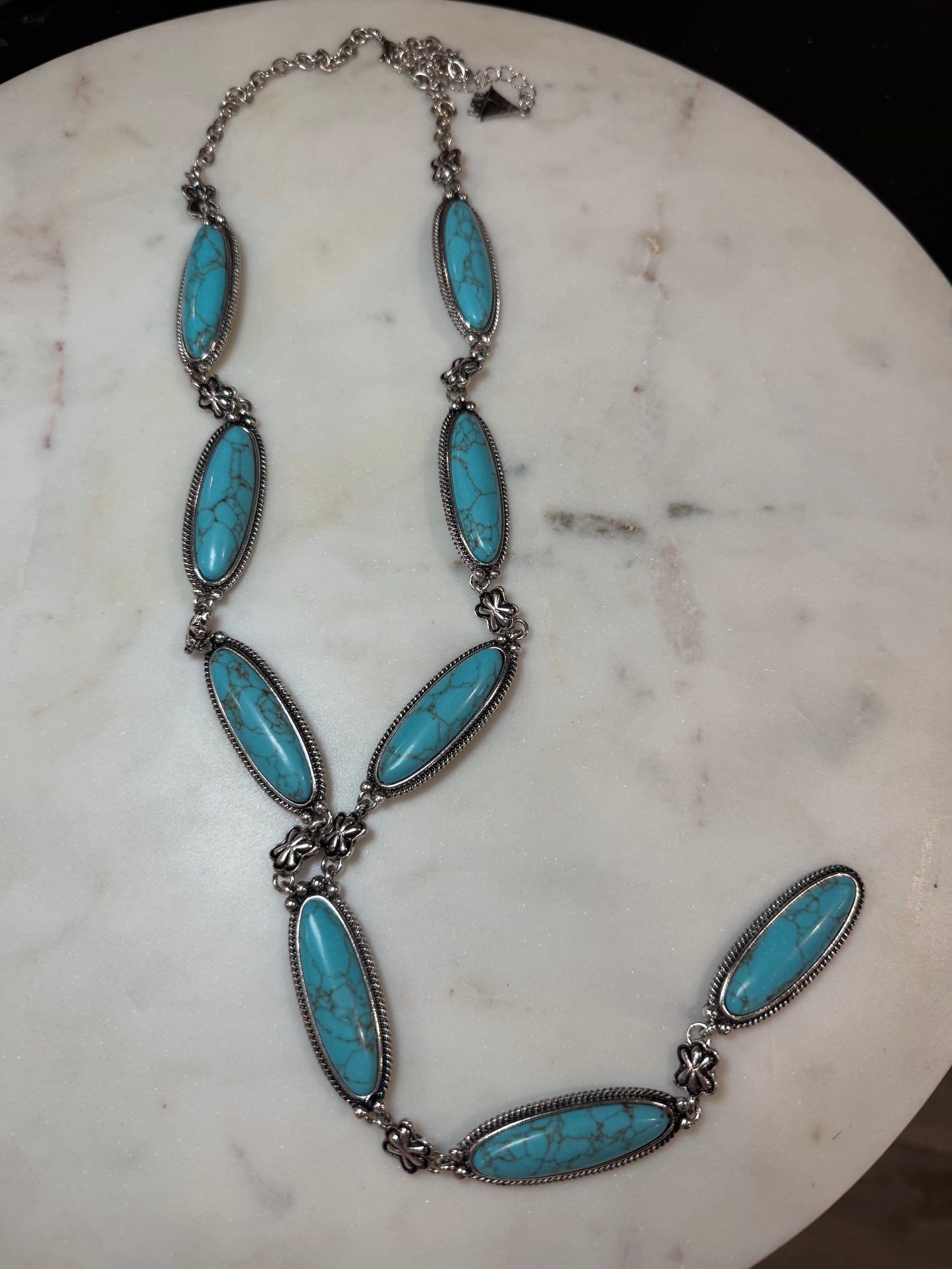 Almita Y-Shaped Turquoise Necklace