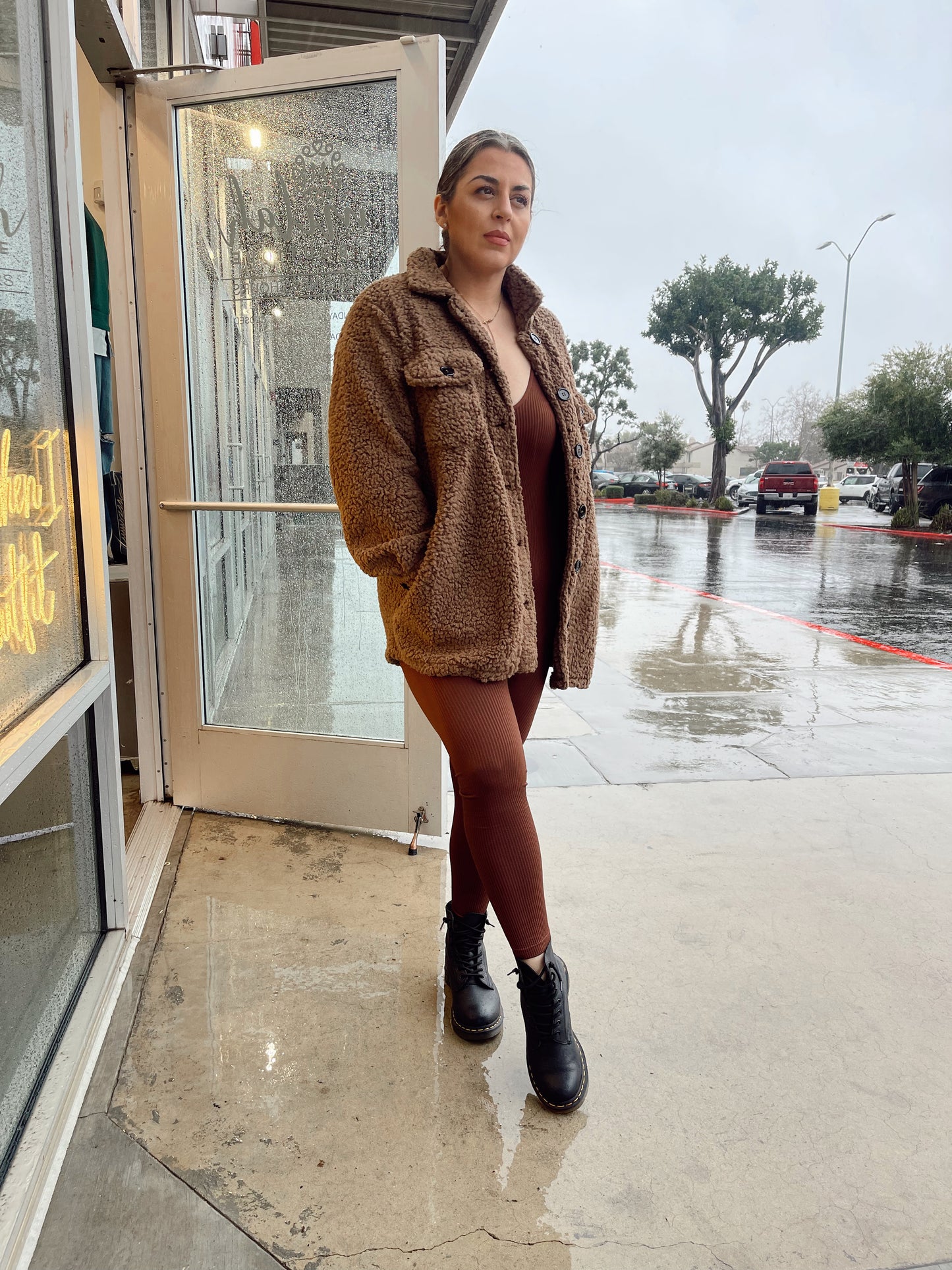 Cozy Ribbed Jumpsuit