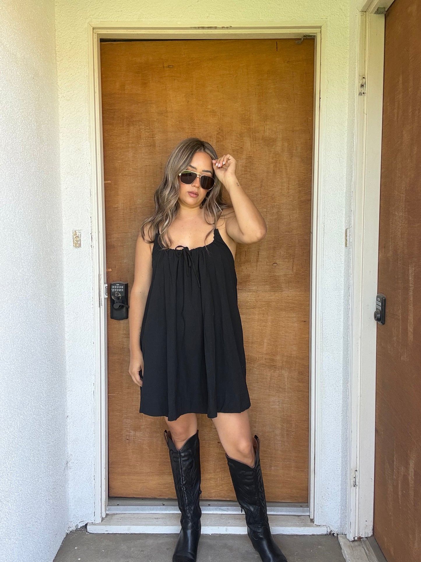 Jules Mini Dress- Black