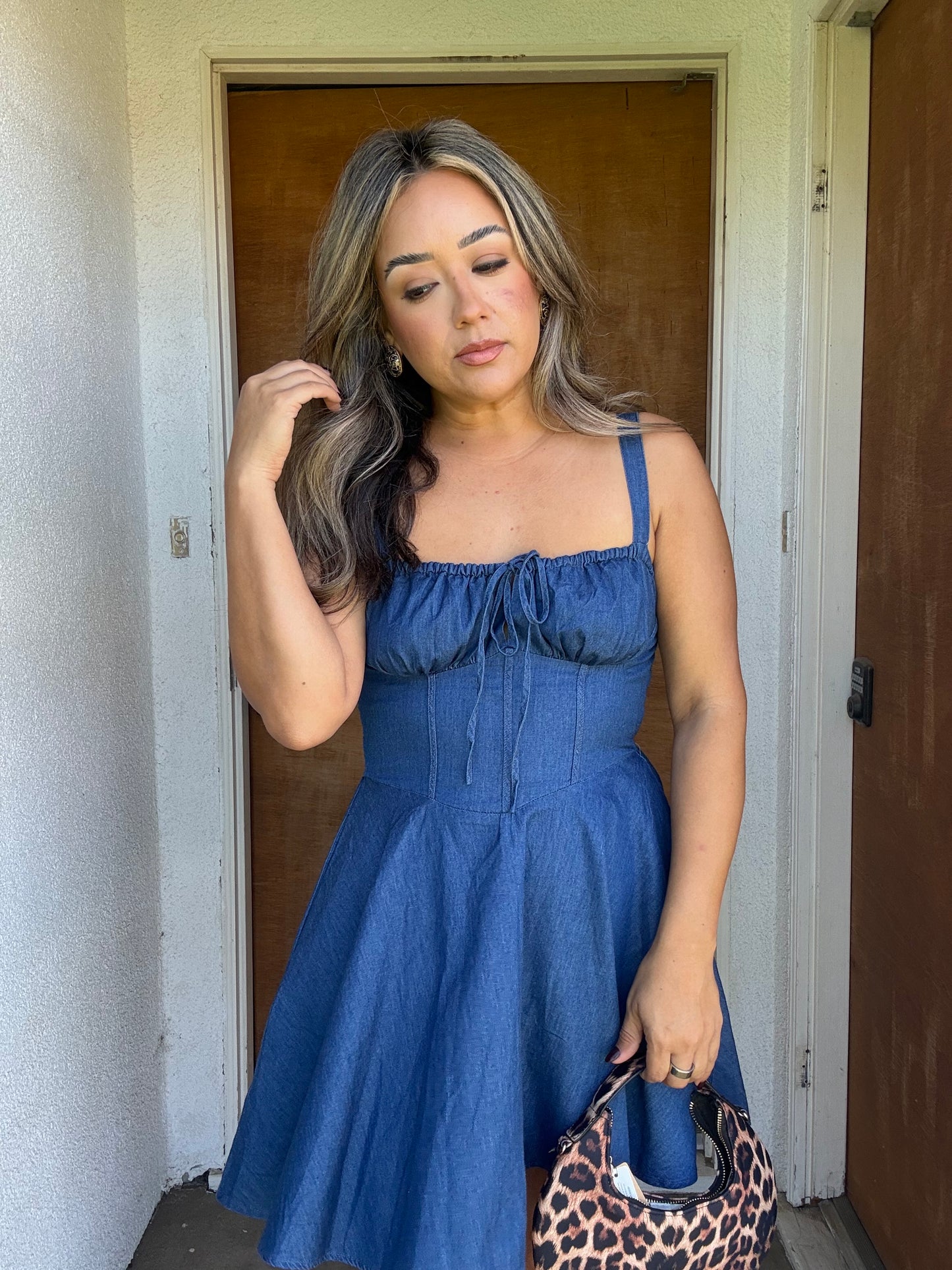 Sutton Sweetheart Denim Dress