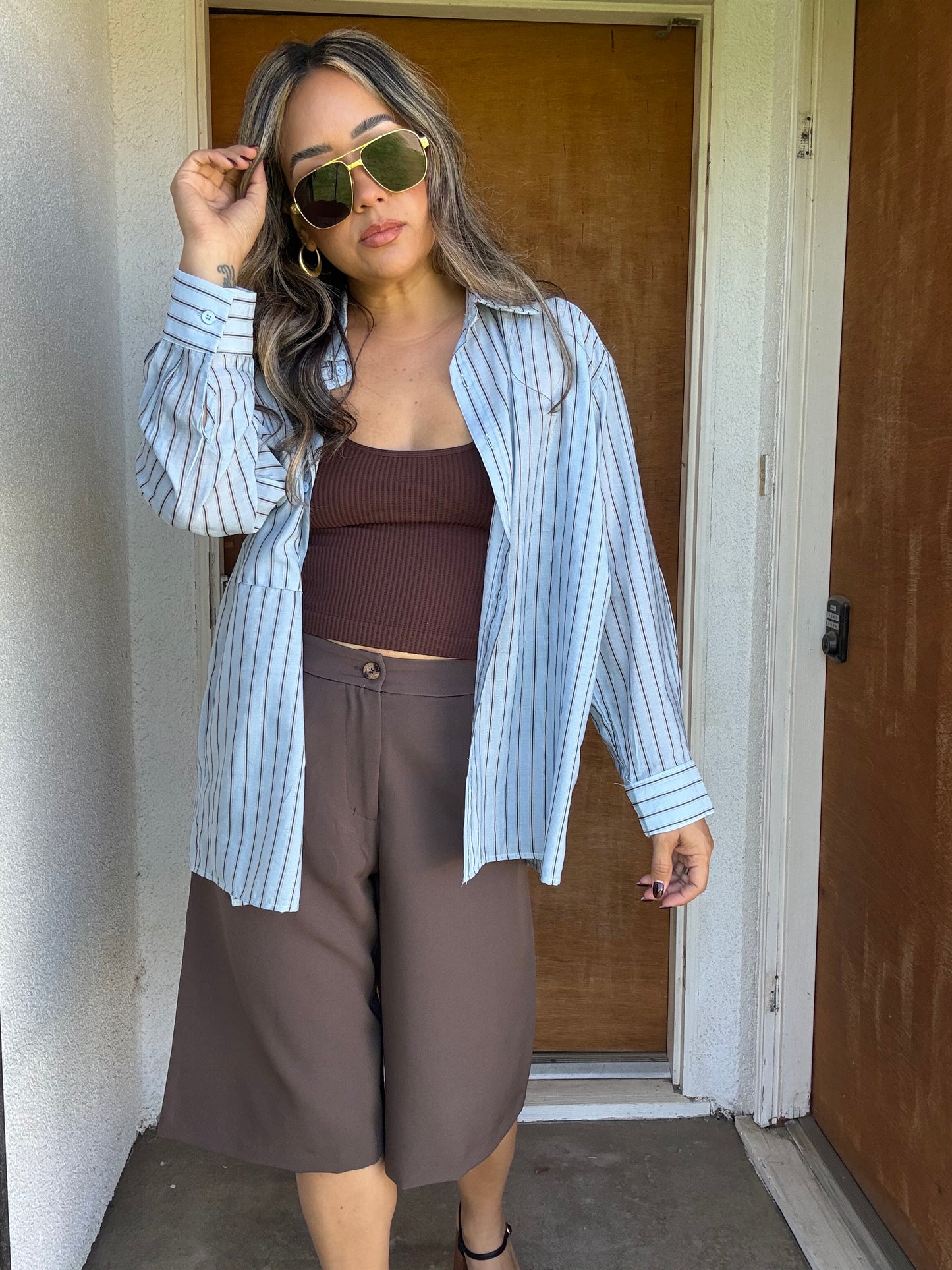 Palermo Pleated Front Culotte Pants