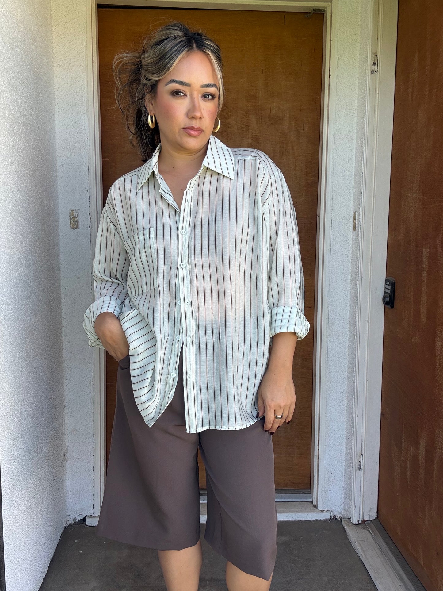 Palermo Pleated Front Culotte Pants