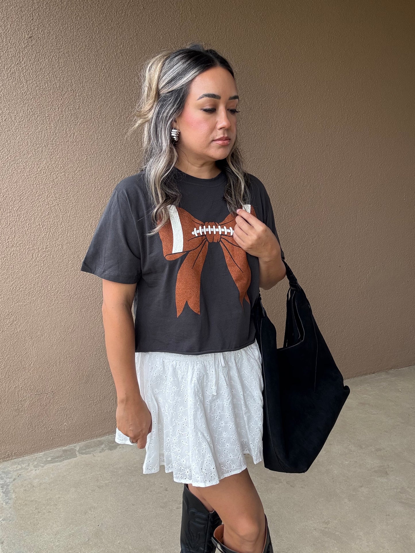 Game Time Football Puff Tee