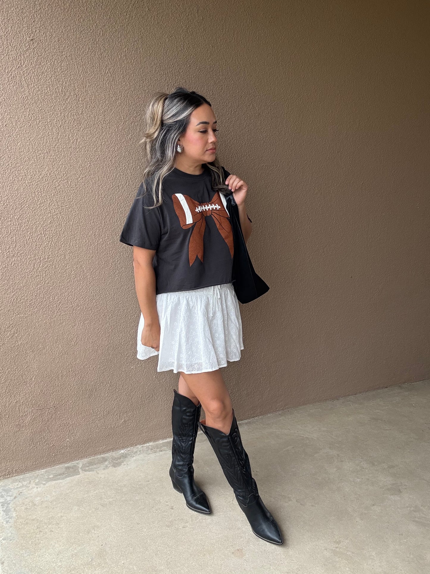 Game Time Football Puff Tee