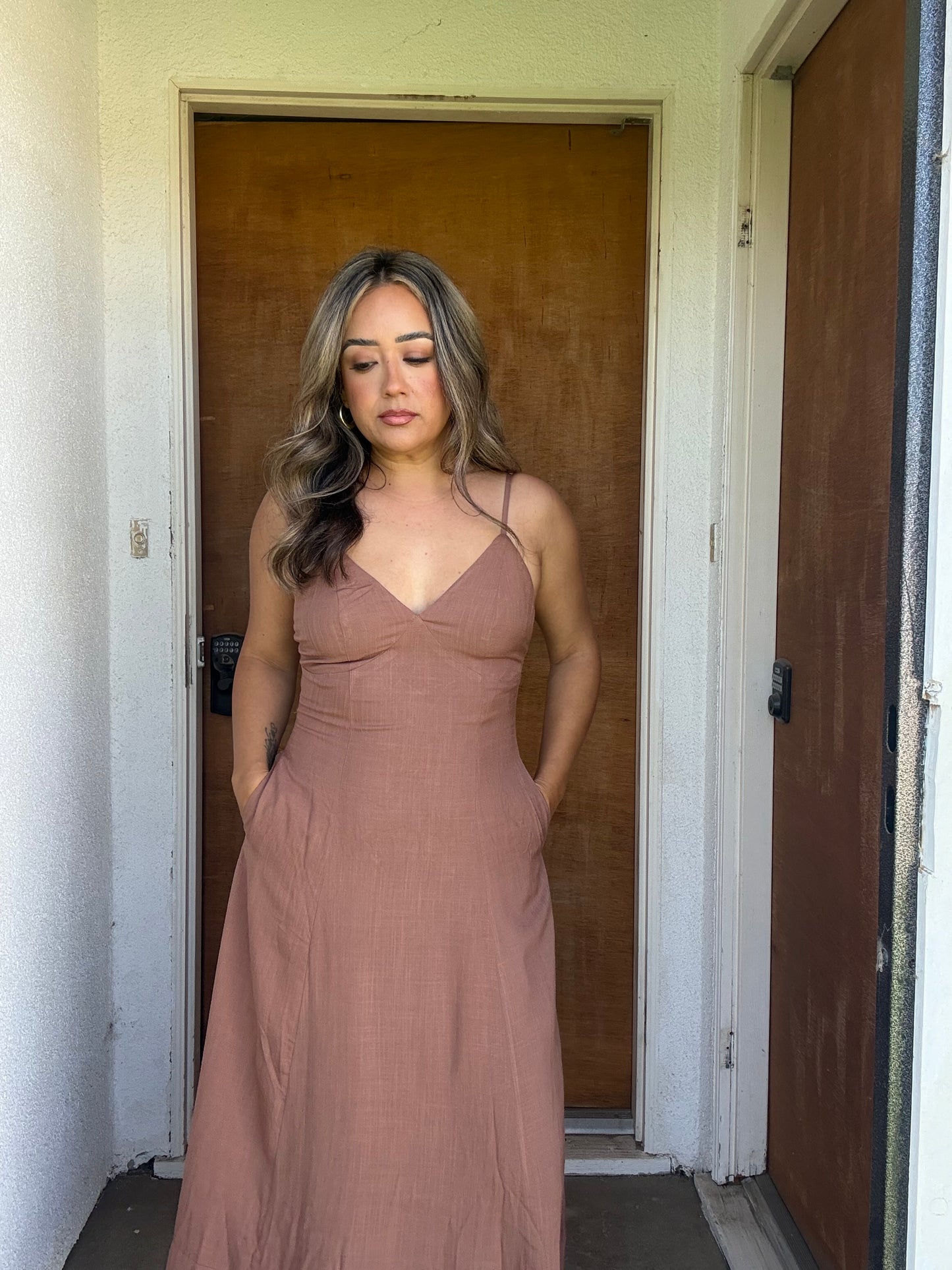 Mallorca Maxi Dress- Mocha