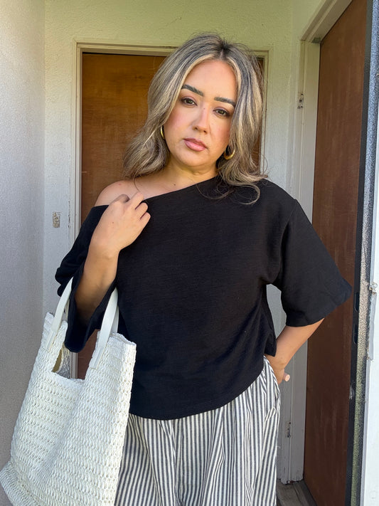 Elliot Straw Bag - Cream