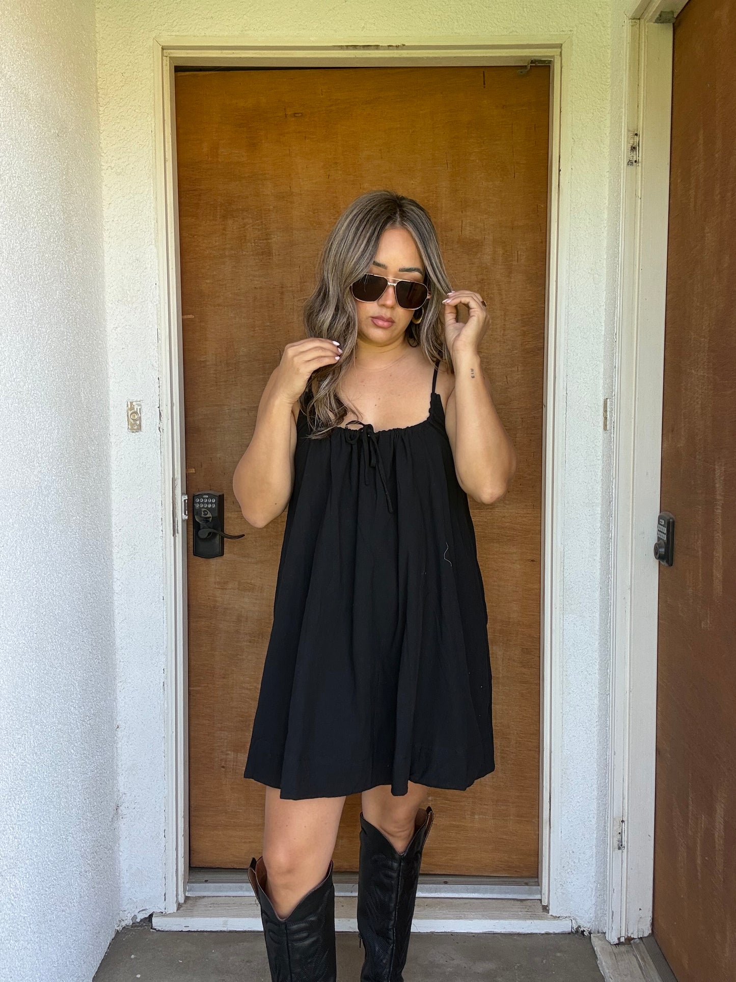 Jules Mini Dress- Black