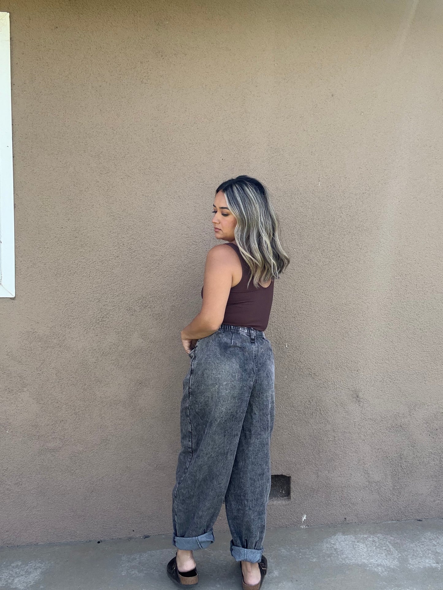 Dakota Barrel Drawstring Jeans