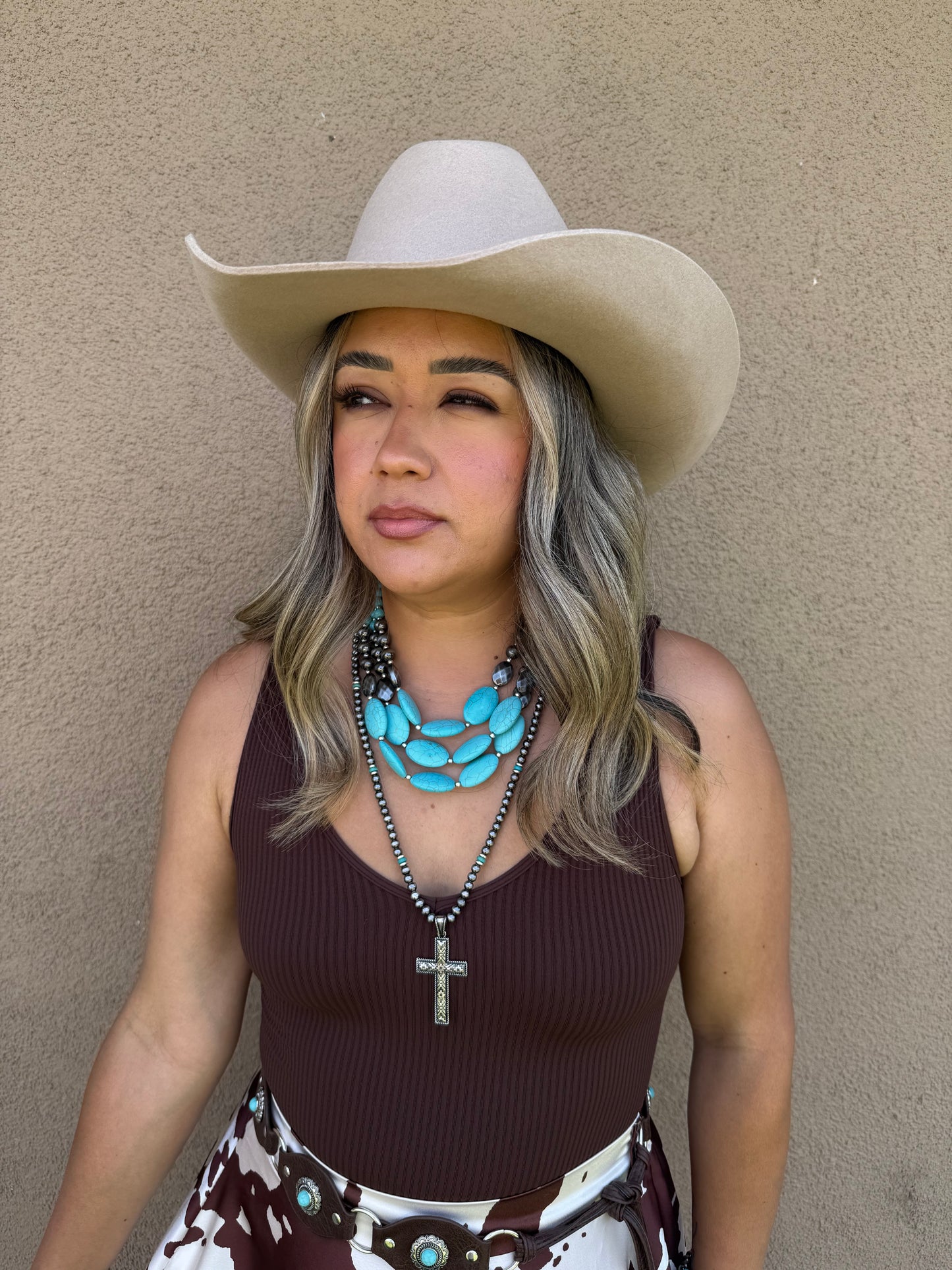 Escondido Chunky Turquoise Necklace