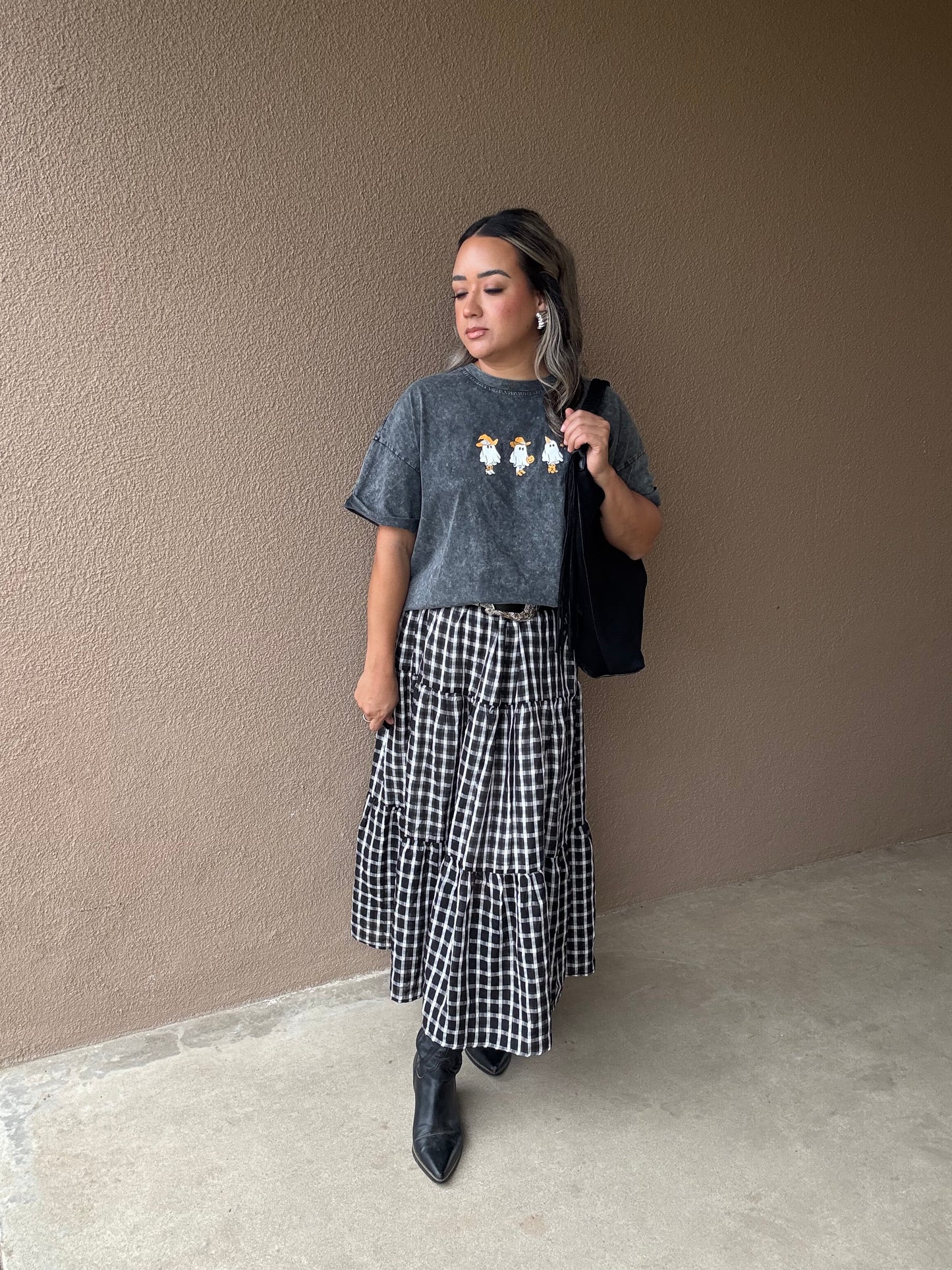 Ghostie Trio Acid Wash Tee
