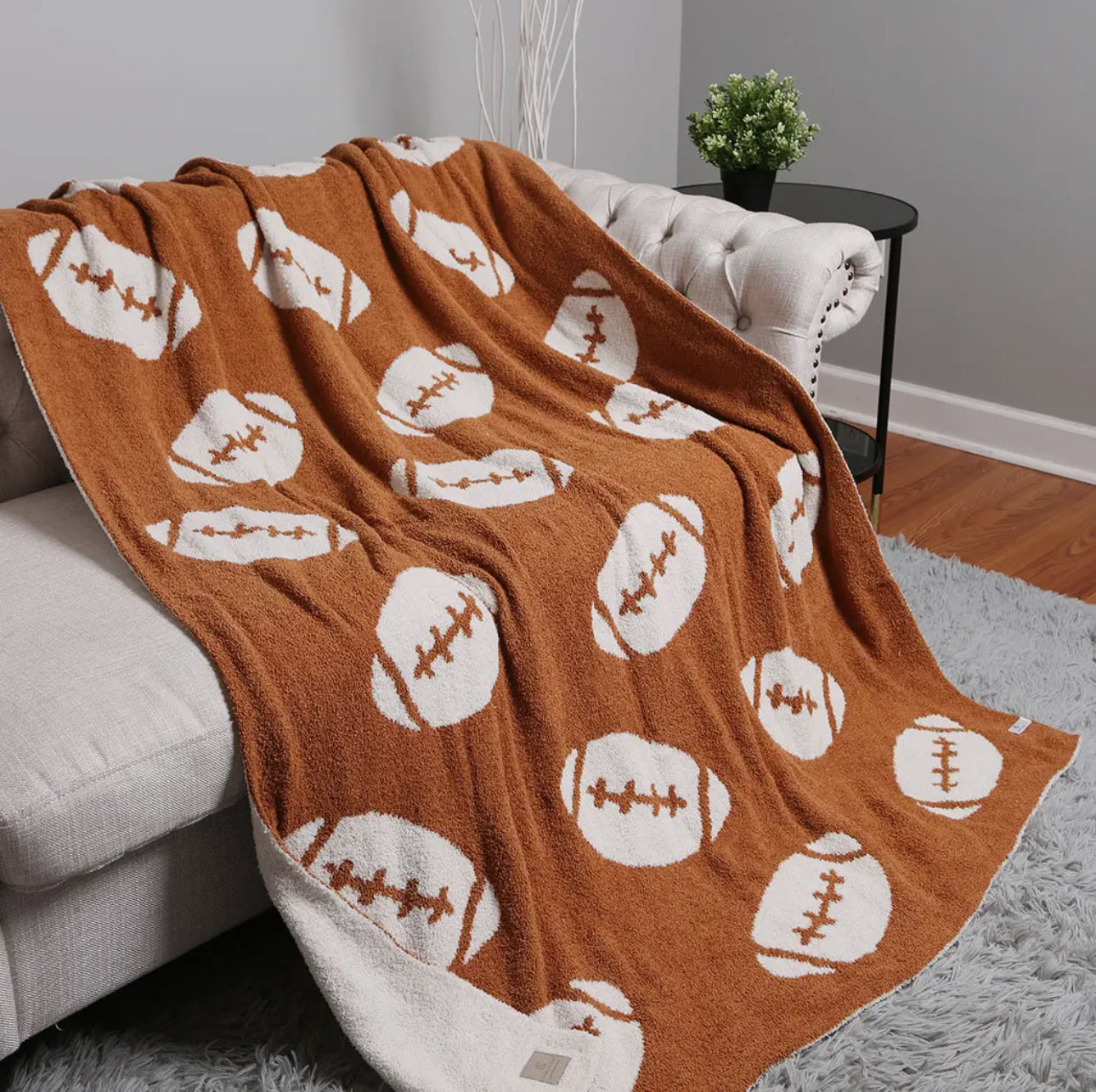 Football Throw Blanket
