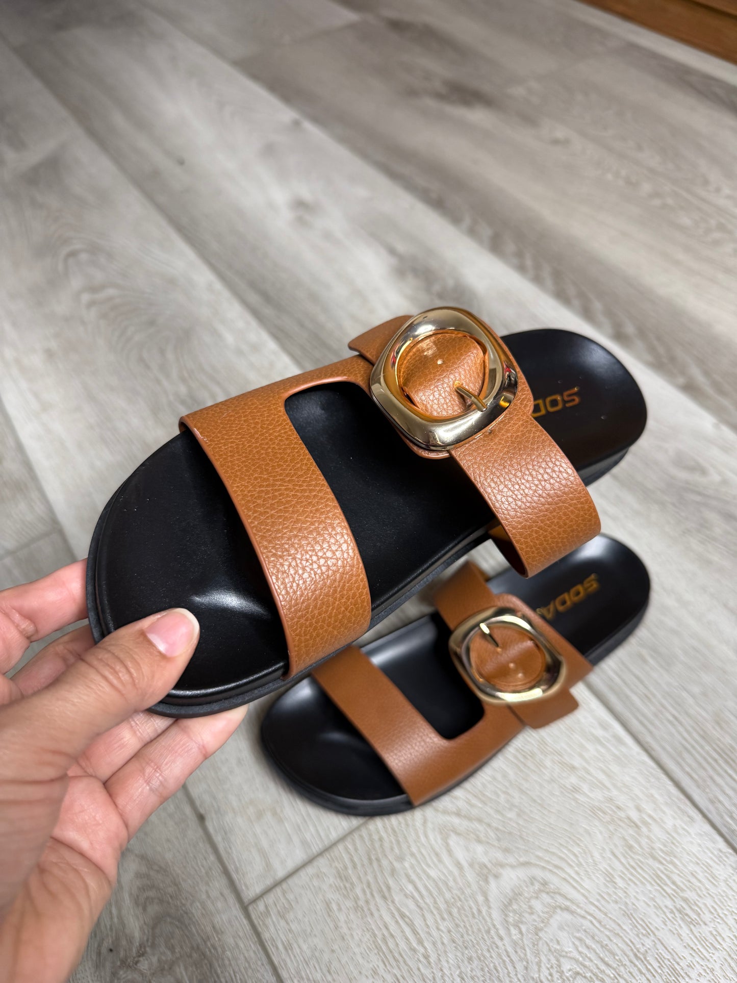 Speed Sandal- Cognac