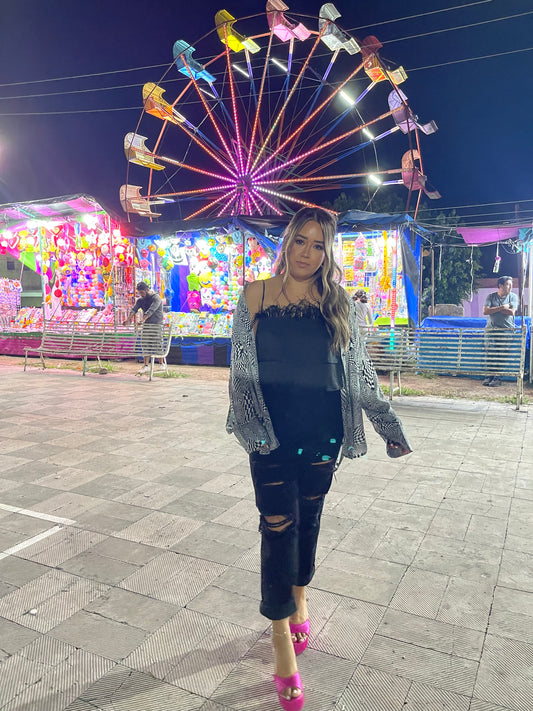 Malone Satin Slip On Heel- BLACK ONLY