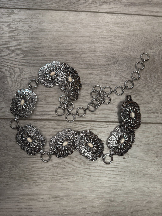 Luciana Chain Belt- Ivory