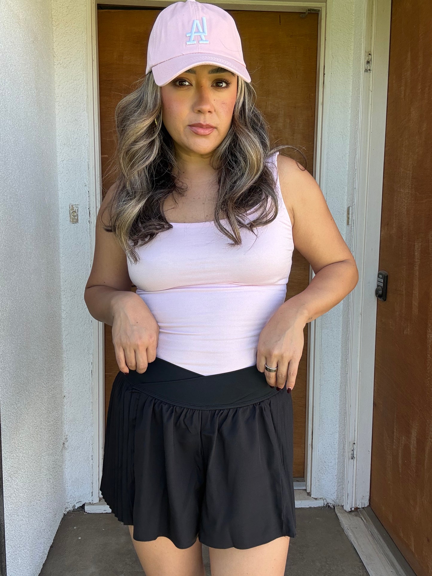 Stacie Double Layered Square Neck Tank
