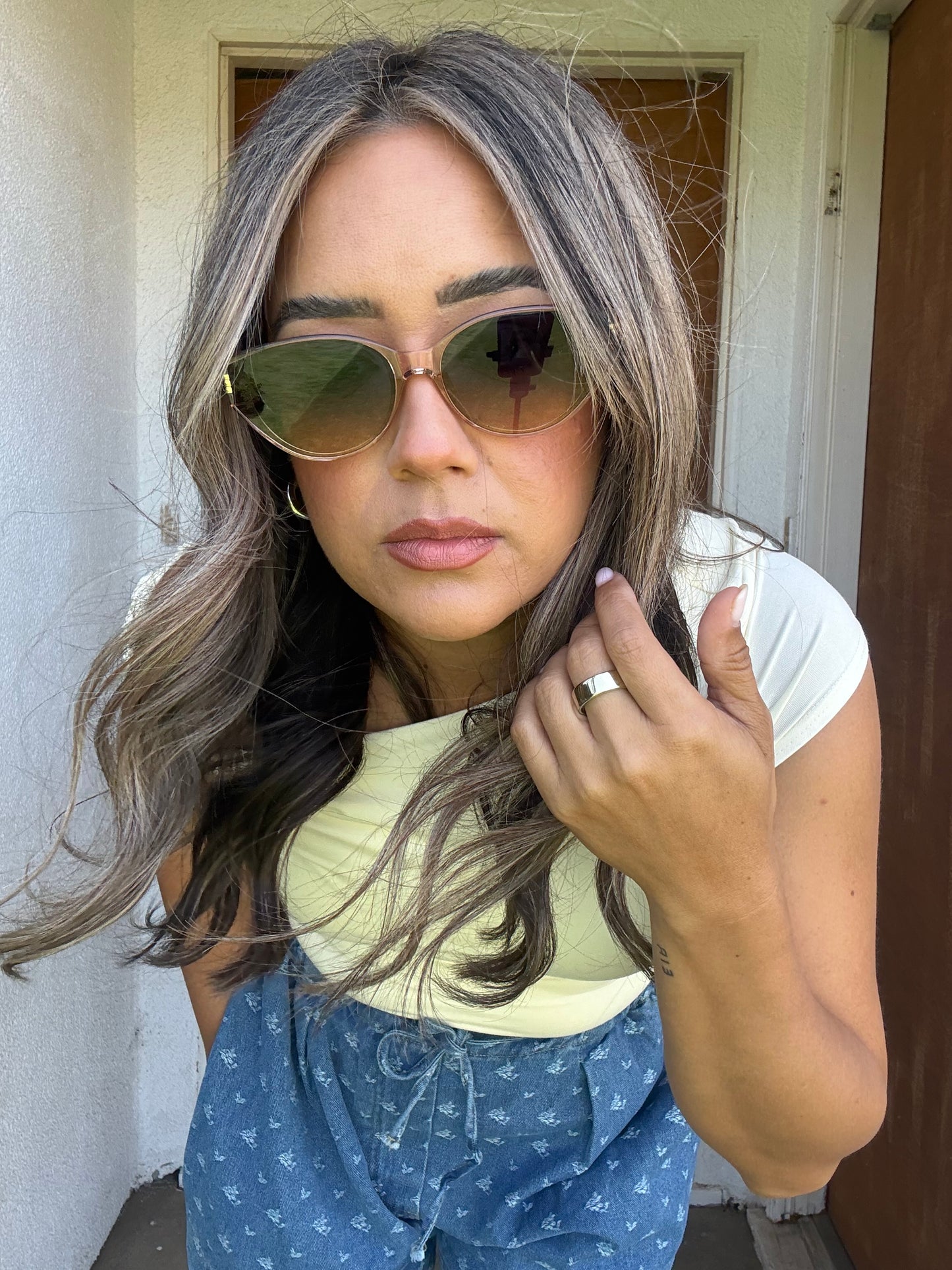 Allie Floral Denim Shorts